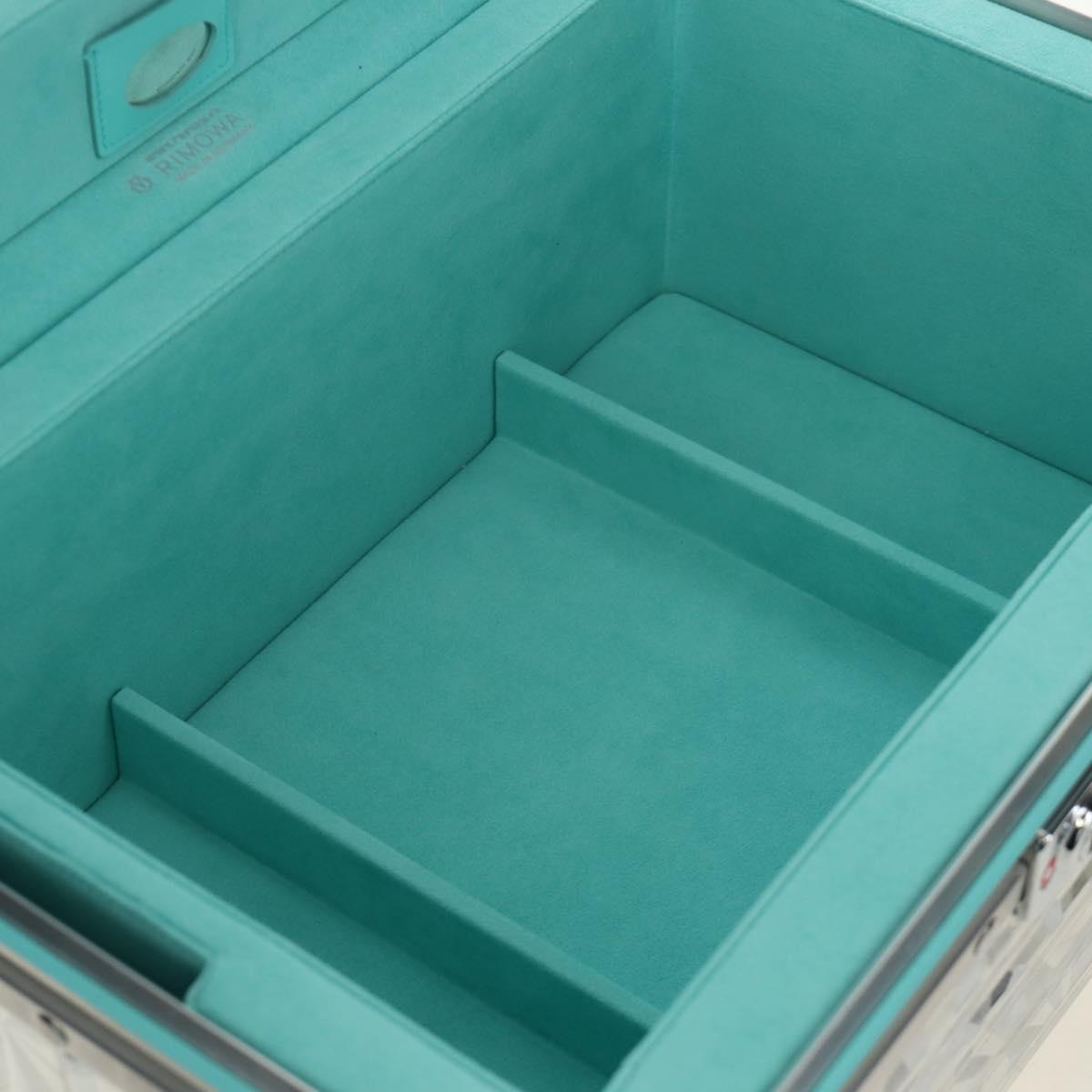 TIFFANY&Co. Rimowa Collaboration Jewelry Box metal Silver tone Auth 184639SM