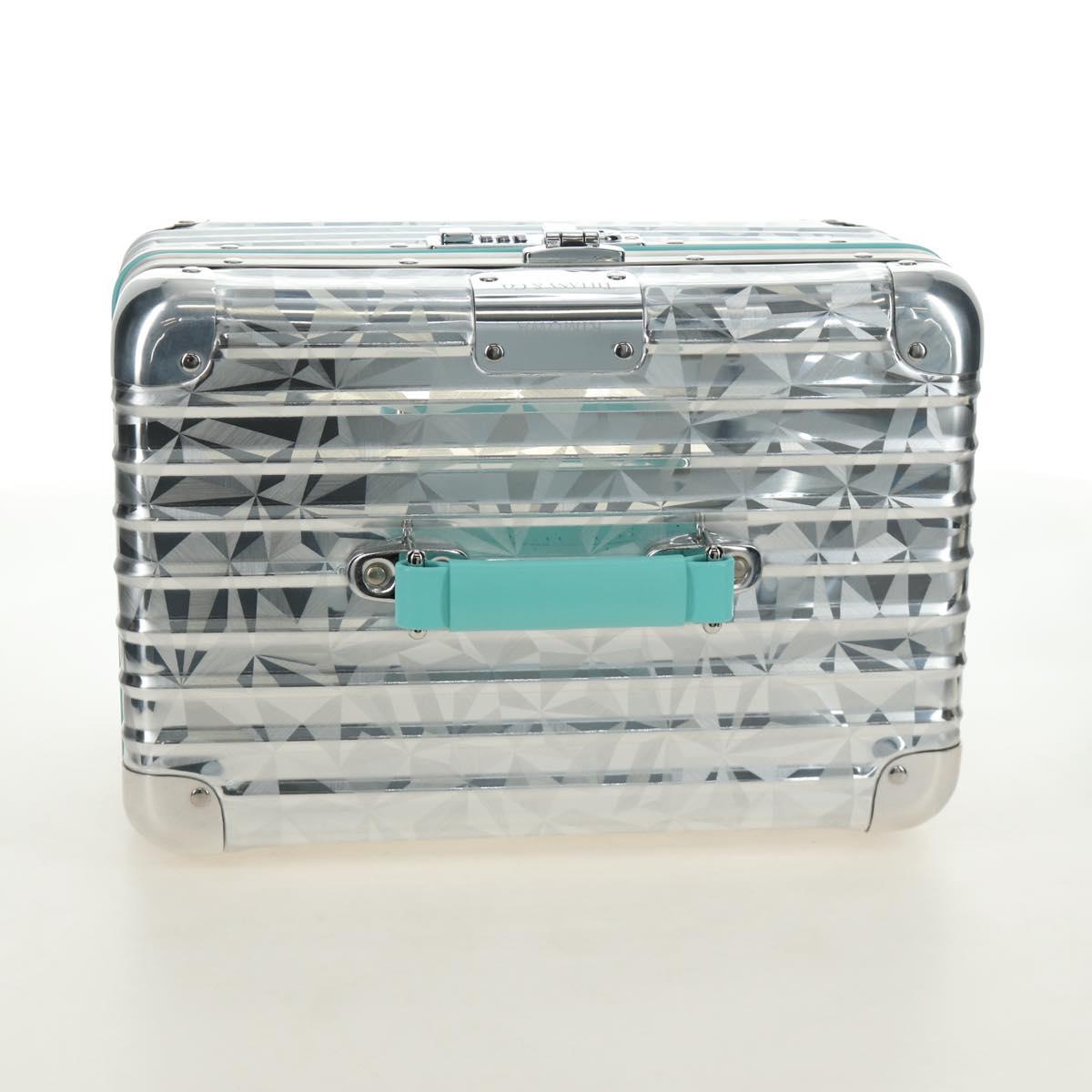 TIFFANY&Co. Rimowa Collaboration Jewelry Box metal Silver tone Auth 184639SM