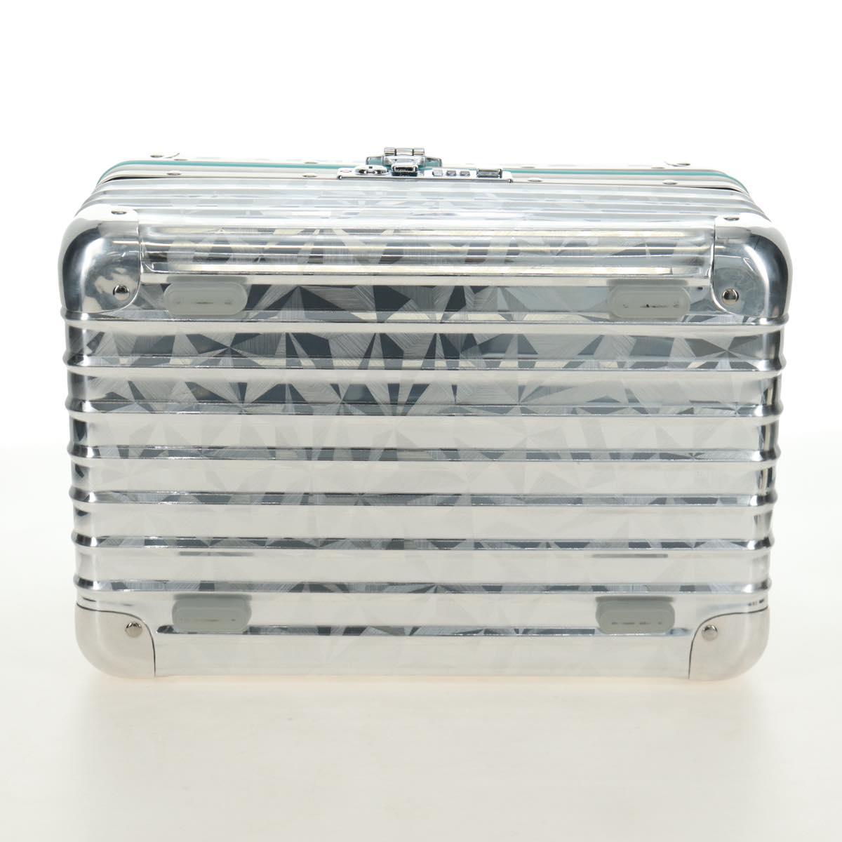 TIFFANY&Co. Rimowa Collaboration Jewelry Box metal Silver tone Auth 184639SM