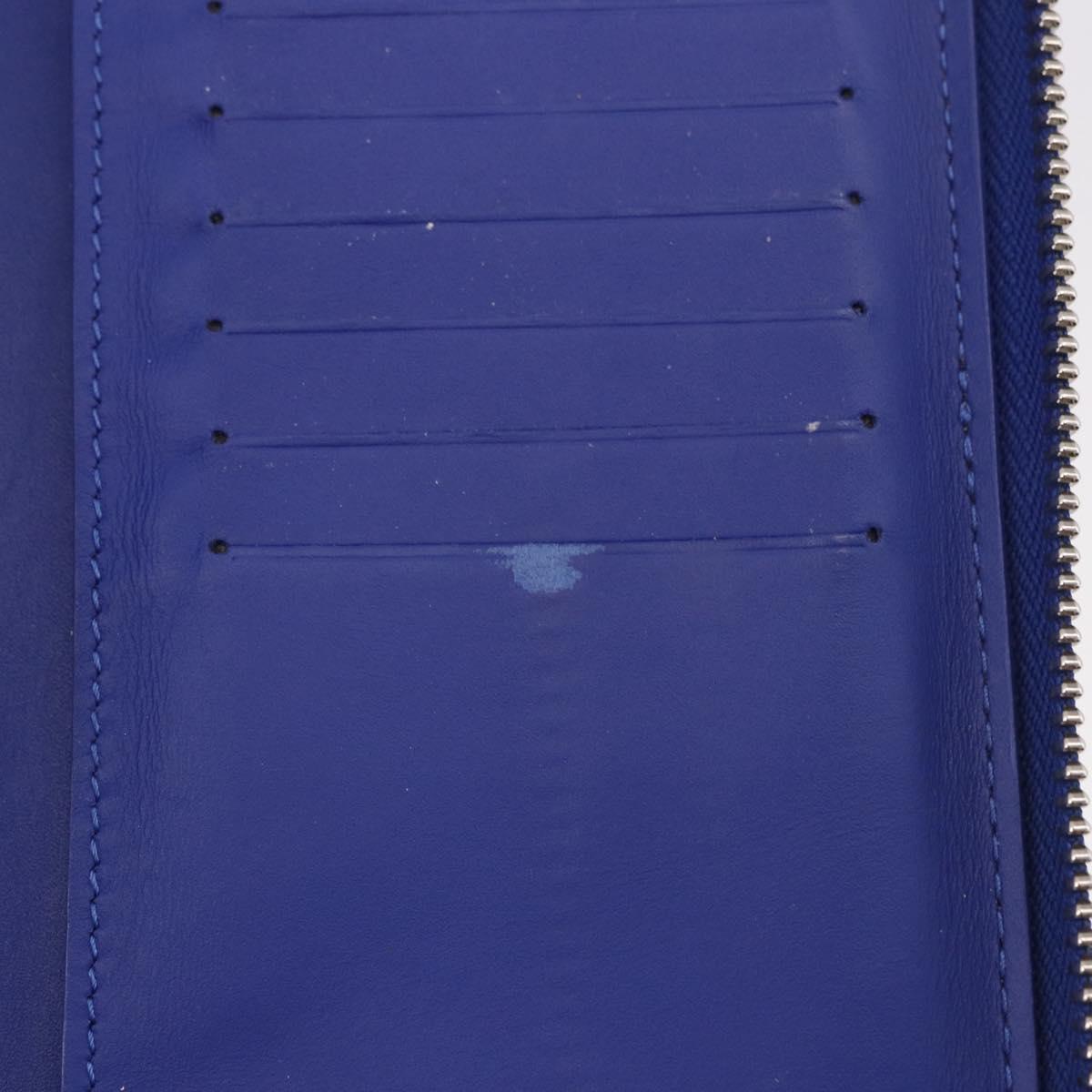 LOUIS VUITTON Taurillon Illusion Zippy Wallet Vertical M81243 LV Auth 184653M