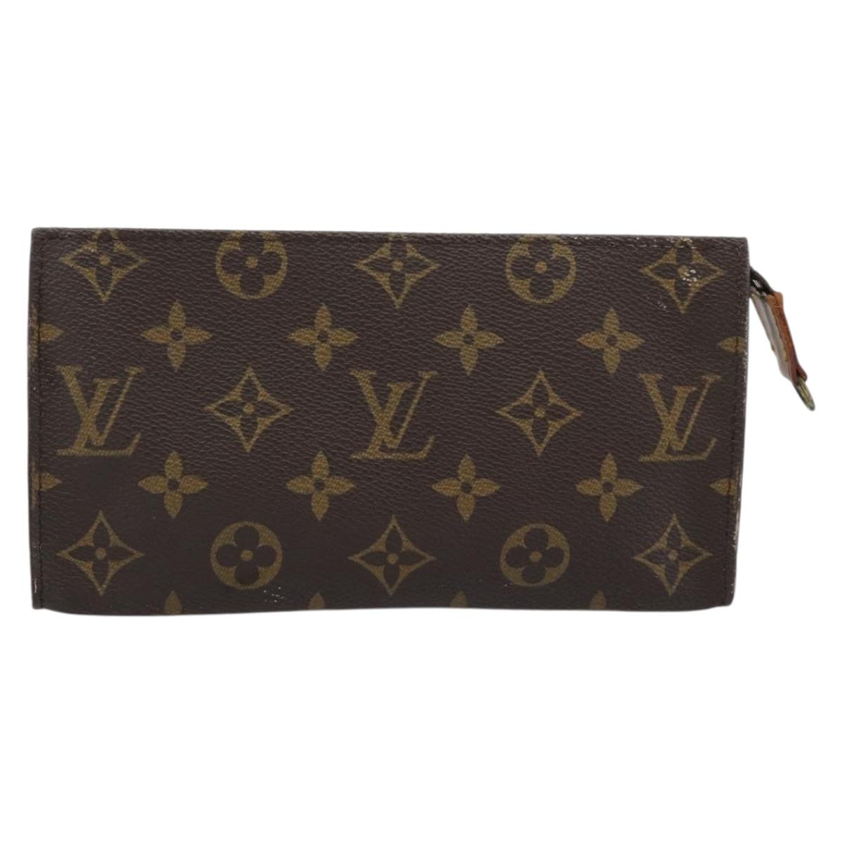 LOUIS VUITTON Monogram Bucket GM Accessory Pouch LV Auth 184663