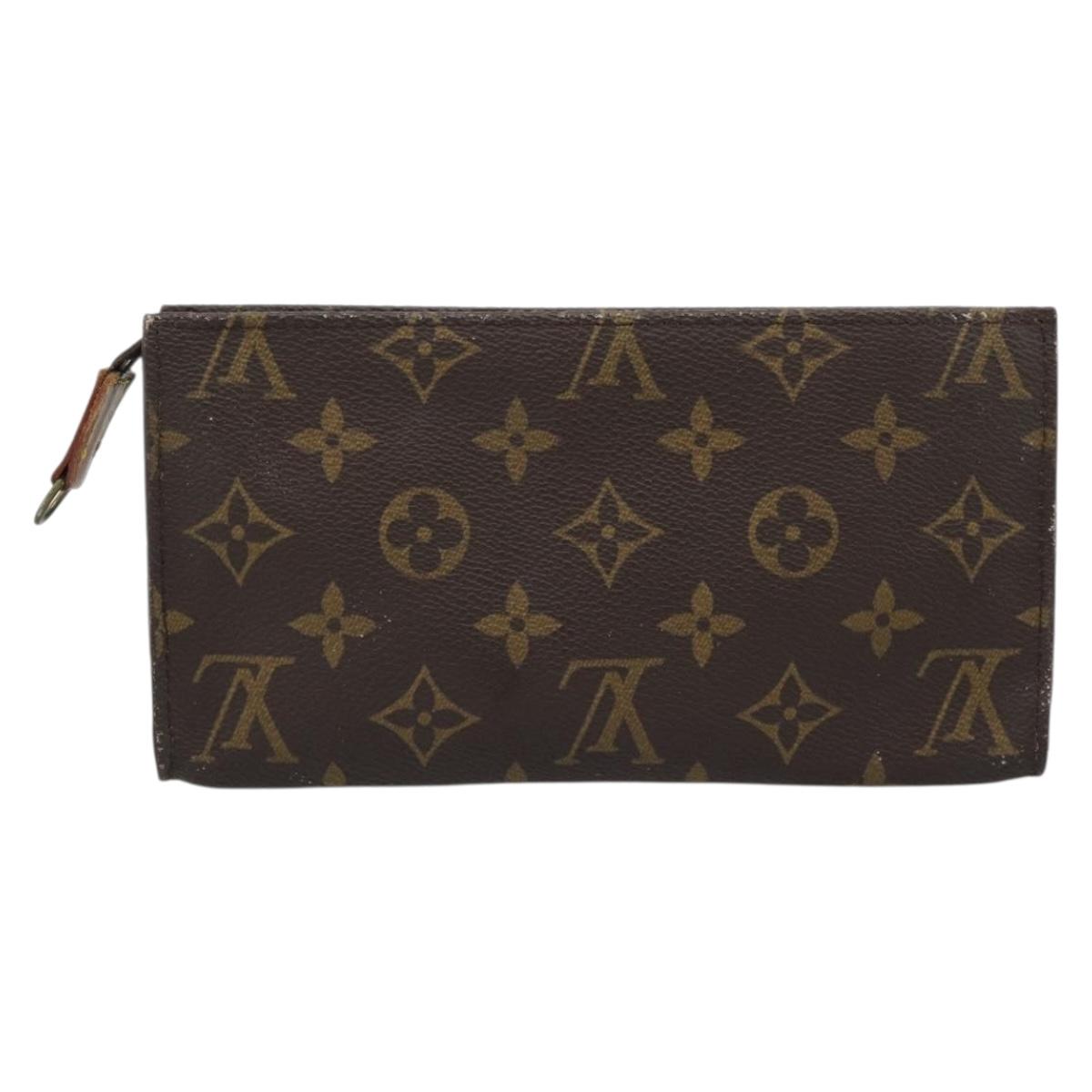LOUIS VUITTON Monogram Bucket GM Accessory Pouch LV Auth 184663