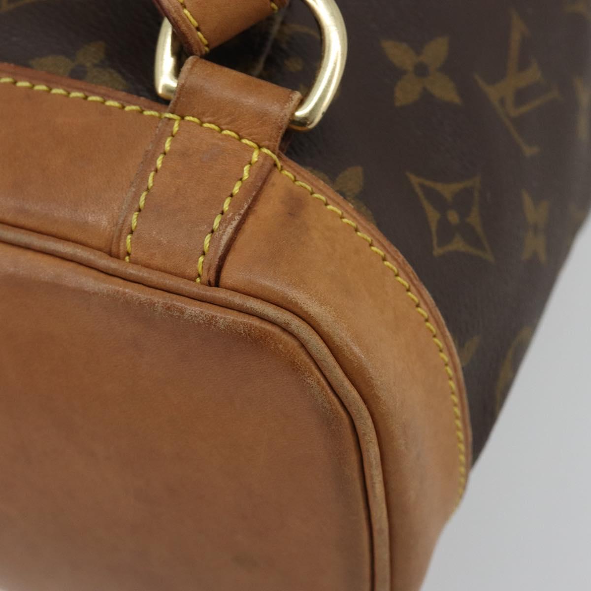 LOUIS VUITTON Monogram Montsouris MM Backpack M51136 LV Auth 184664A