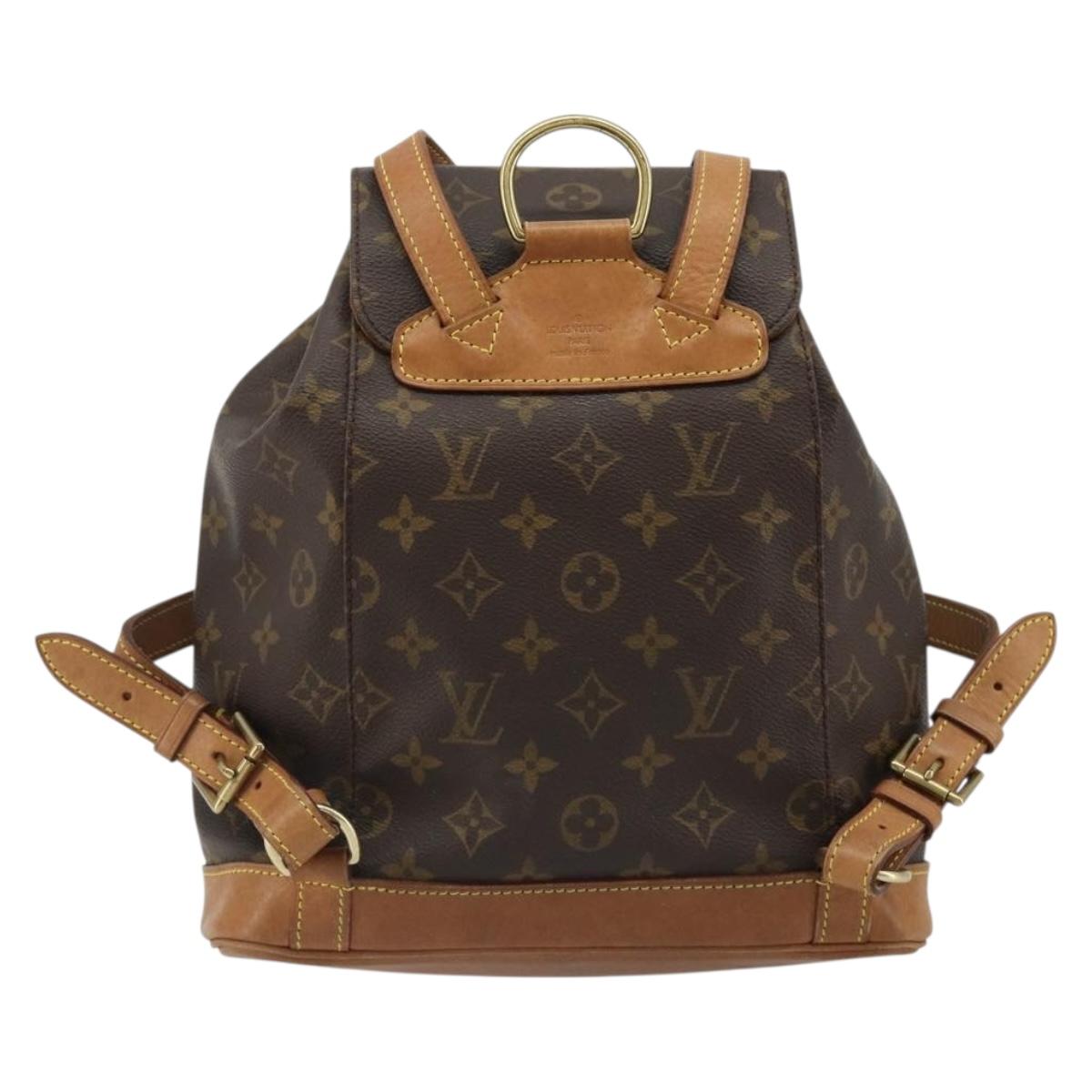 LOUIS VUITTON Monogram Montsouris MM Backpack M51136 LV Auth 184664A