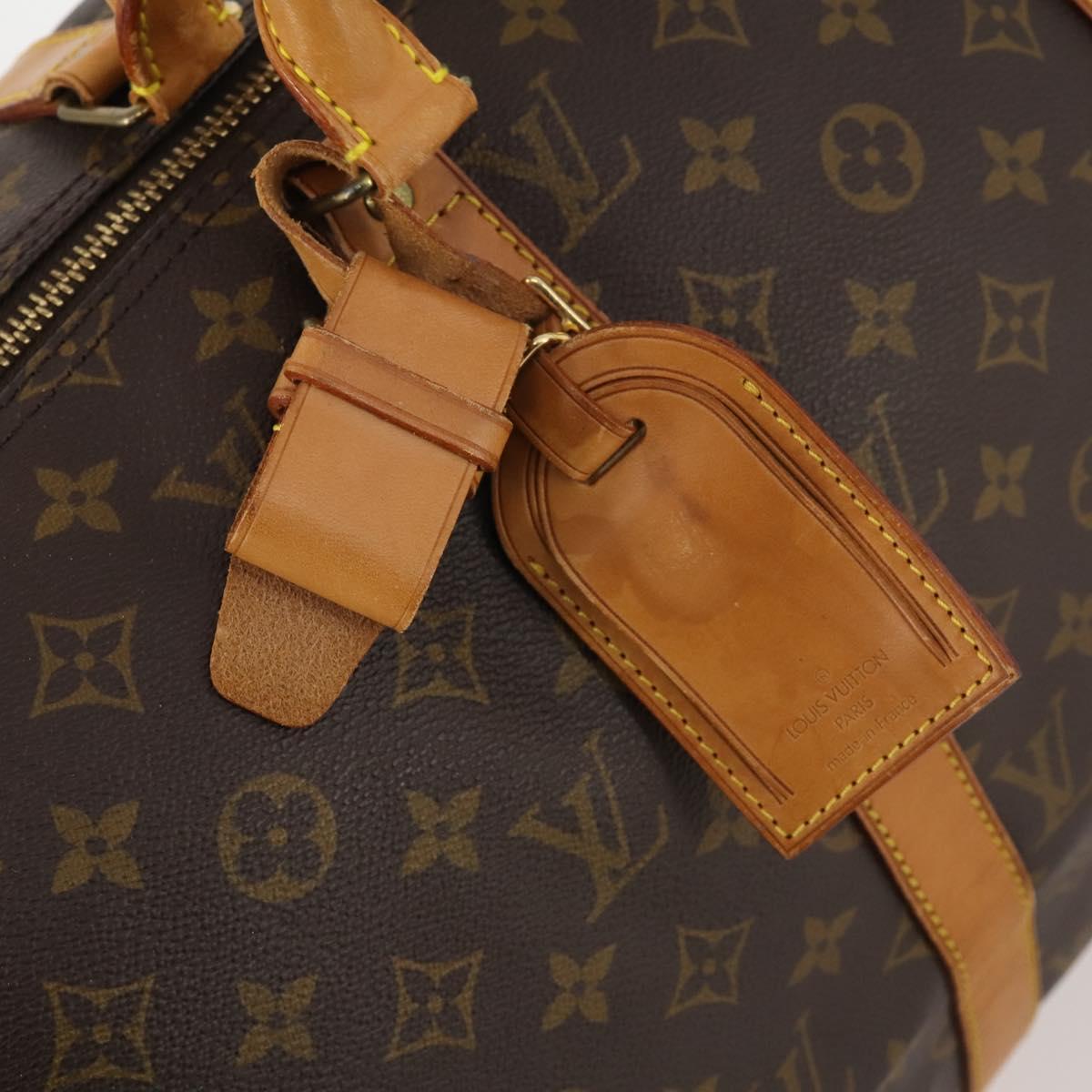 LOUIS VUITTON Monogram Keepall 50 Boston Bag M41426 LV Auth 184666A