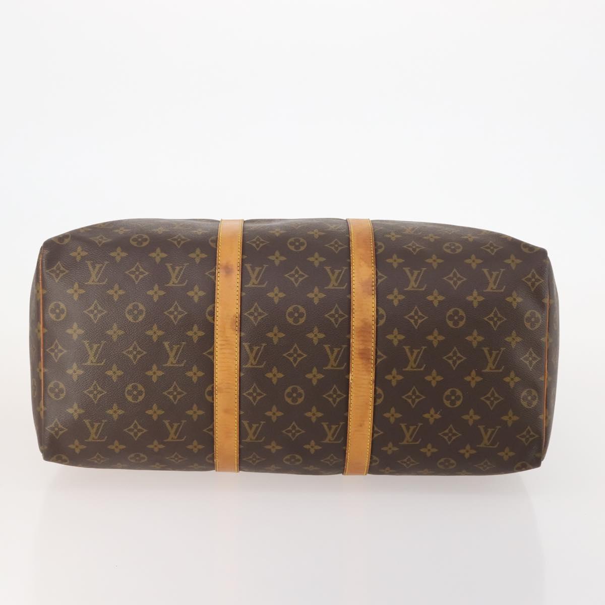 LOUIS VUITTON Monogram Keepall 50 Boston Bag M41426 LV Auth 184666A