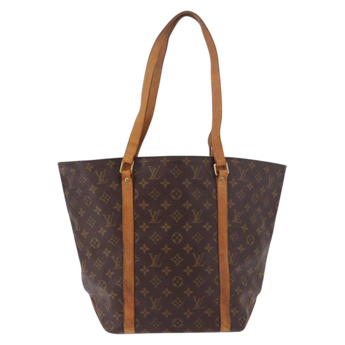 LOUIS VUITTON Monogram Sac Shopping Tote Bag M51108 LV Auth 184667