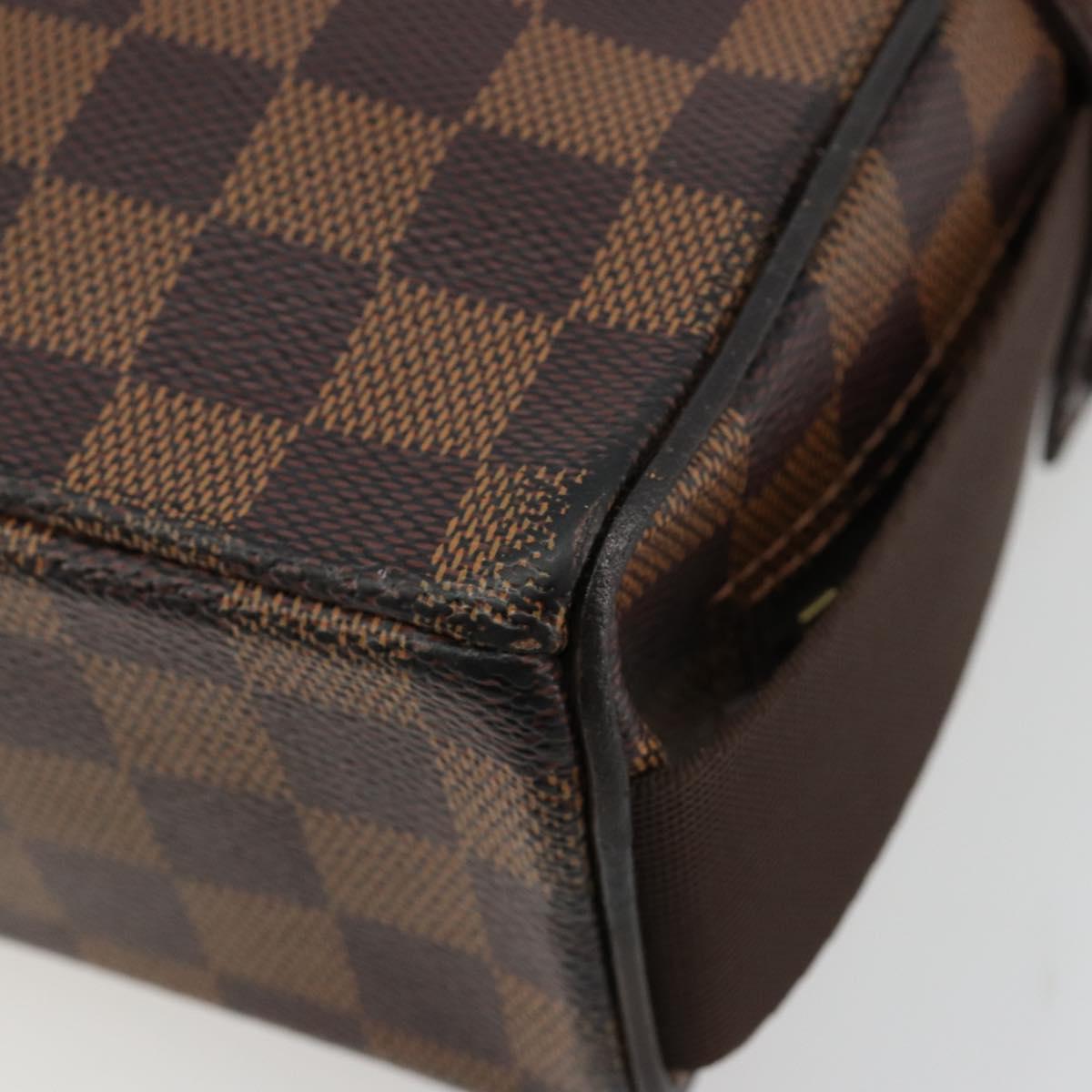 LOUIS VUITTON Damier Ebene Olaf PM Shoulder Bag N41442 LV Auth 184668