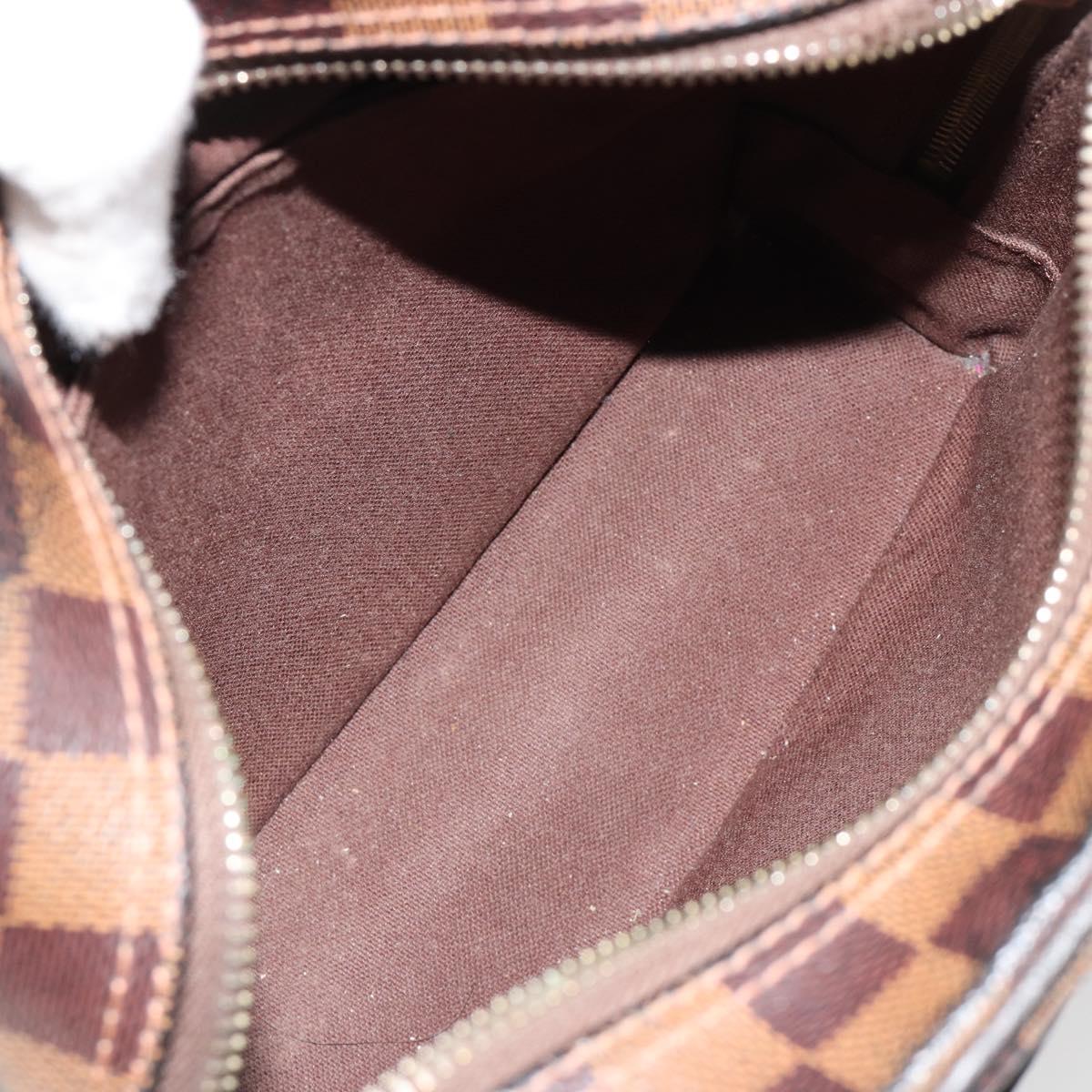 LOUIS VUITTON Damier Ebene Olaf PM Shoulder Bag N41442 LV Auth 184668
