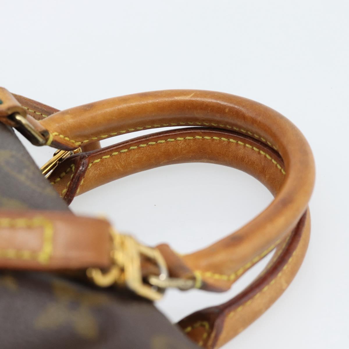 LOUIS VUITTON Monogram Mini Speedy Hand Bag M41534 LV Auth 184671
