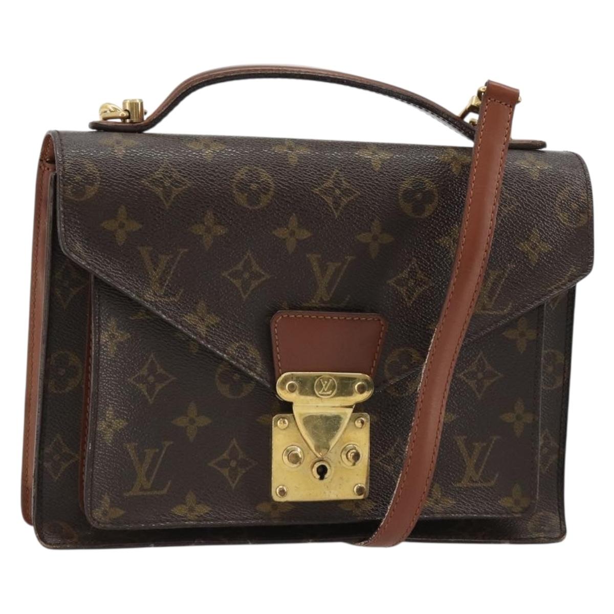 LOUIS VUITTON Monogram Monceau 26 Shoulder Bag M51187 LV Auth 184674