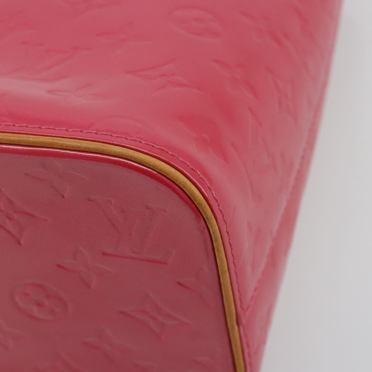 LOUIS VUITTON Monogram Vernis Houston Hand Bag Fran Boise M9132F LV Auth 184678V