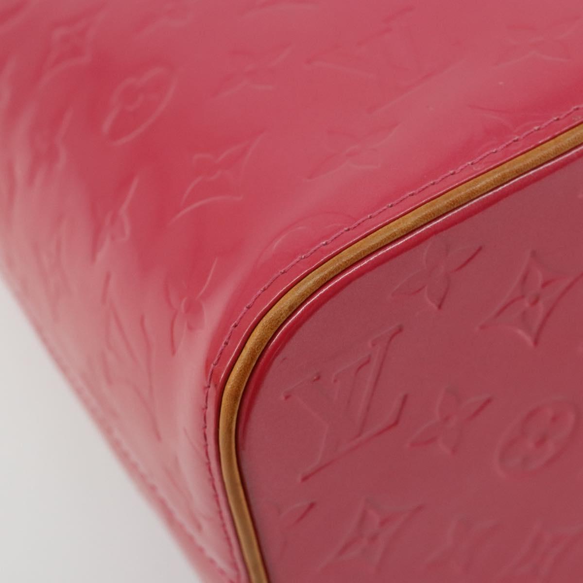LOUIS VUITTON Monogram Vernis Houston Hand Bag Fran Boise M9132F LV Auth 184678V