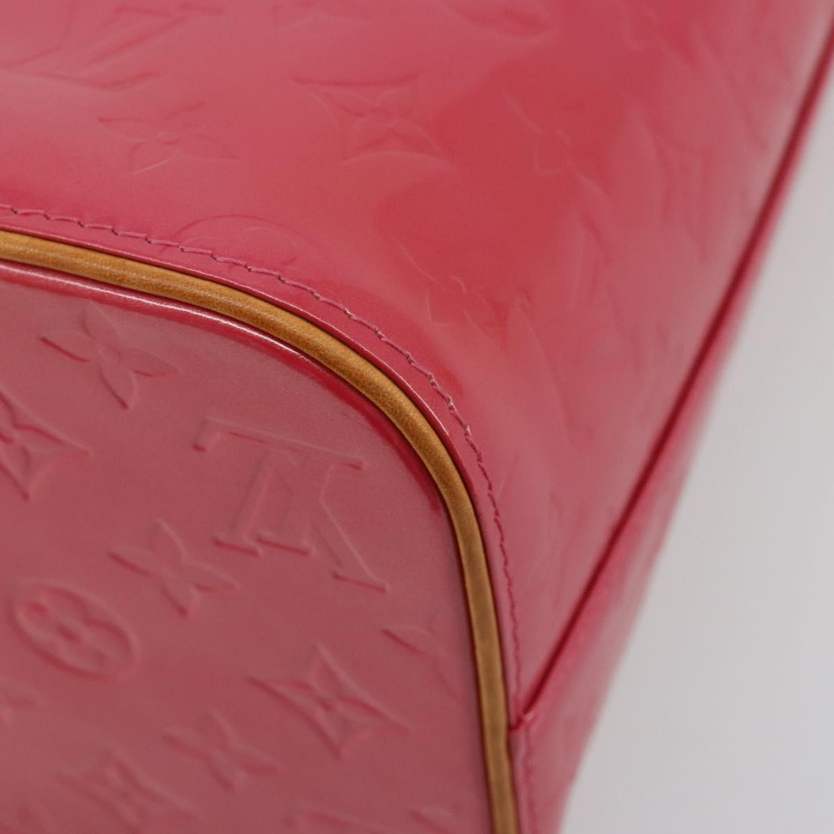 LOUIS VUITTON Monogram Vernis Houston Hand Bag Fran Boise M9132F LV Auth 184678V