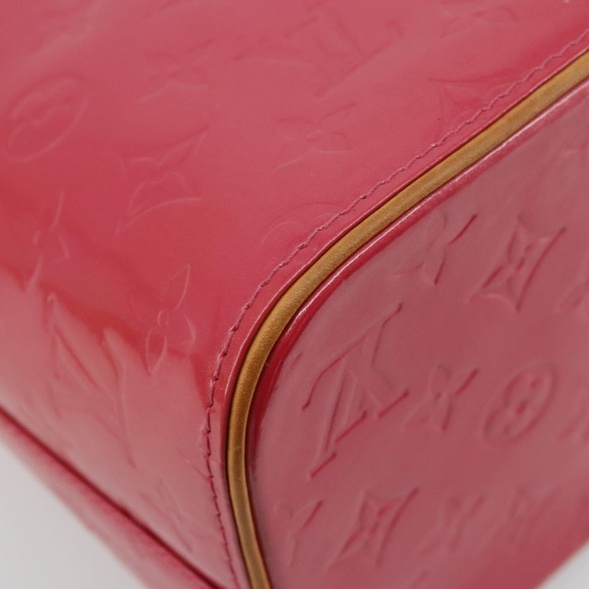 LOUIS VUITTON Monogram Vernis Houston Hand Bag Fran Boise M9132F LV Auth 184678V