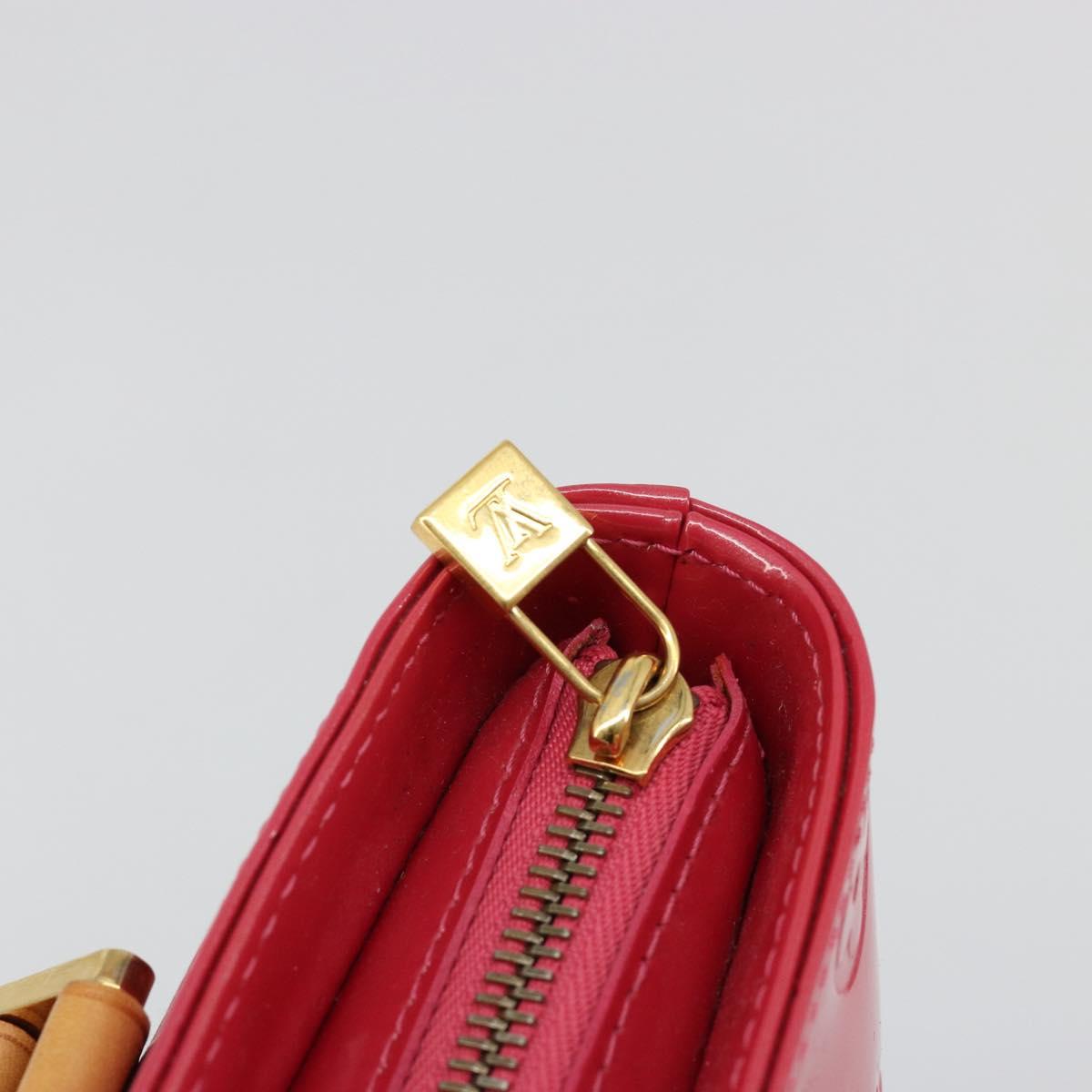 LOUIS VUITTON Monogram Vernis Houston Hand Bag Fran Boise M9132F LV Auth 184678V