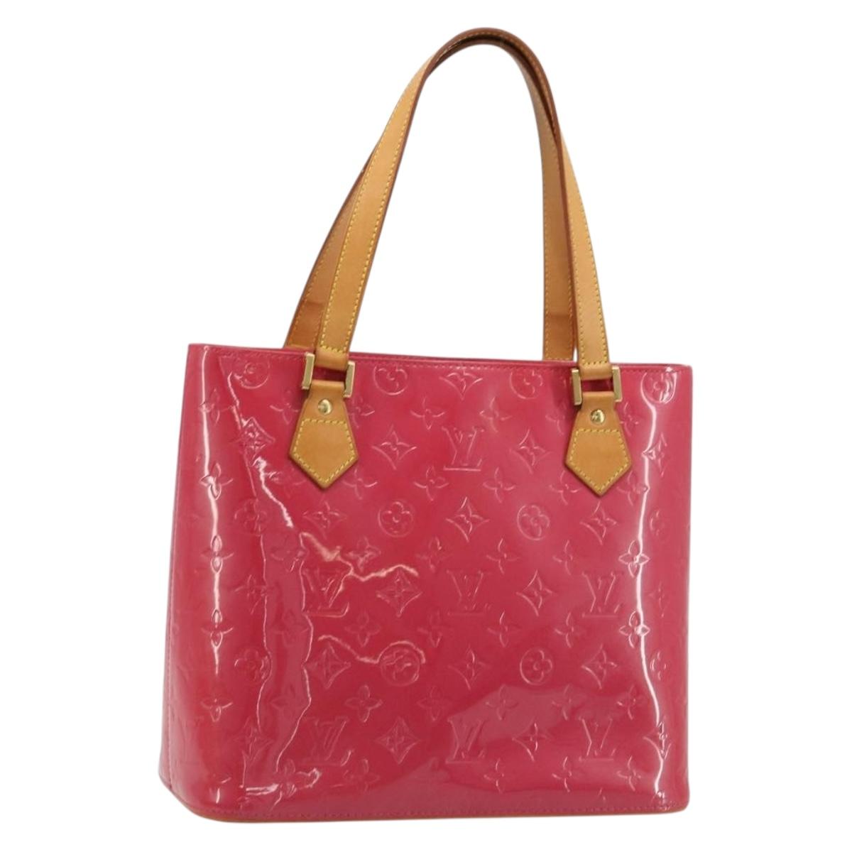 LOUIS VUITTON Monogram Vernis Houston Hand Bag Fran Boise M9132F LV Auth 184678V