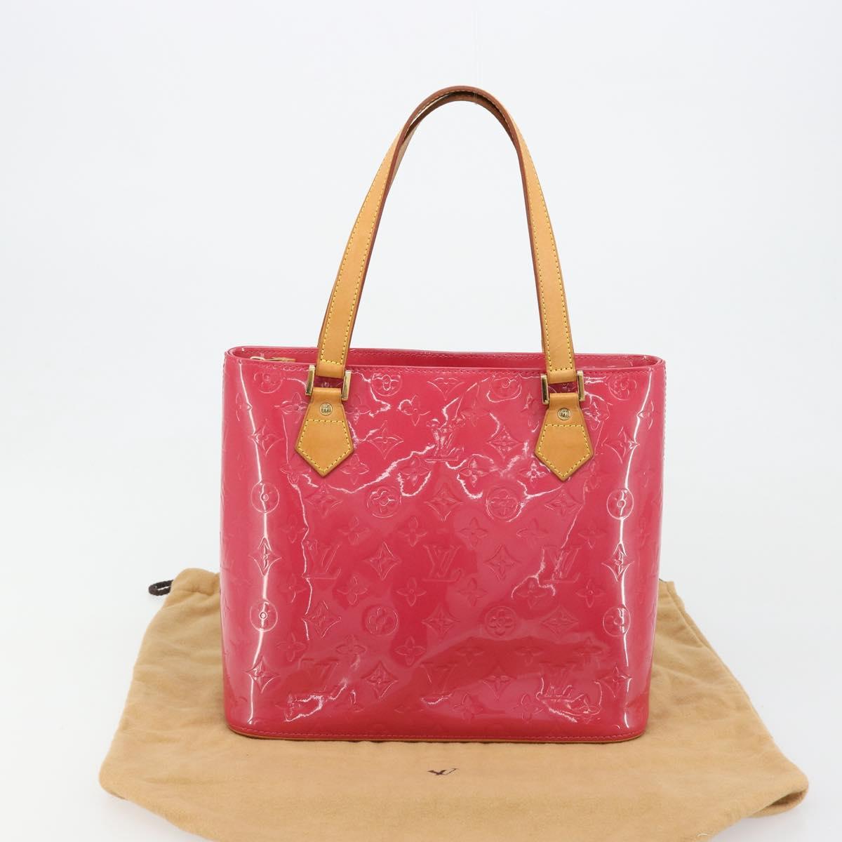 LOUIS VUITTON Monogram Vernis Houston Hand Bag Fran Boise M9132F LV Auth 184678V