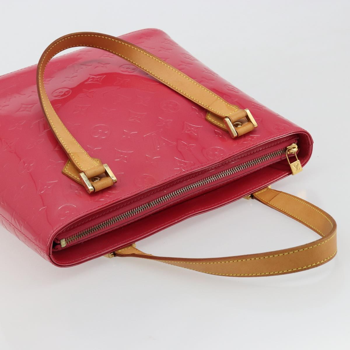 LOUIS VUITTON Monogram Vernis Houston Hand Bag Fran Boise M9132F LV Auth 184678V