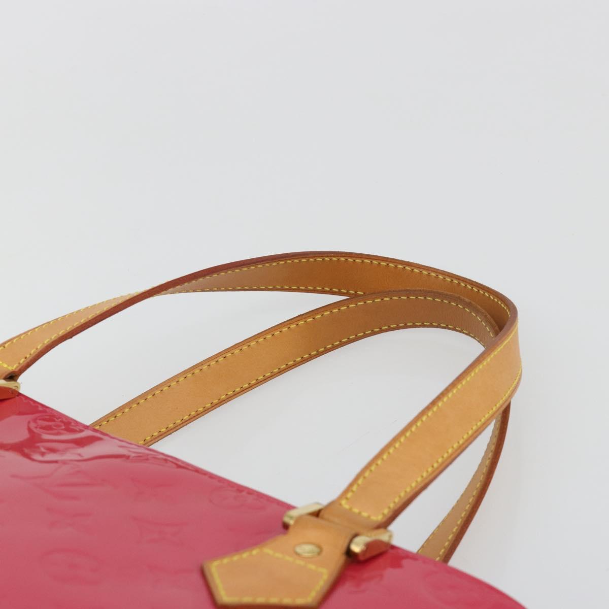 LOUIS VUITTON Monogram Vernis Houston Hand Bag Fran Boise M9132F LV Auth 184678V