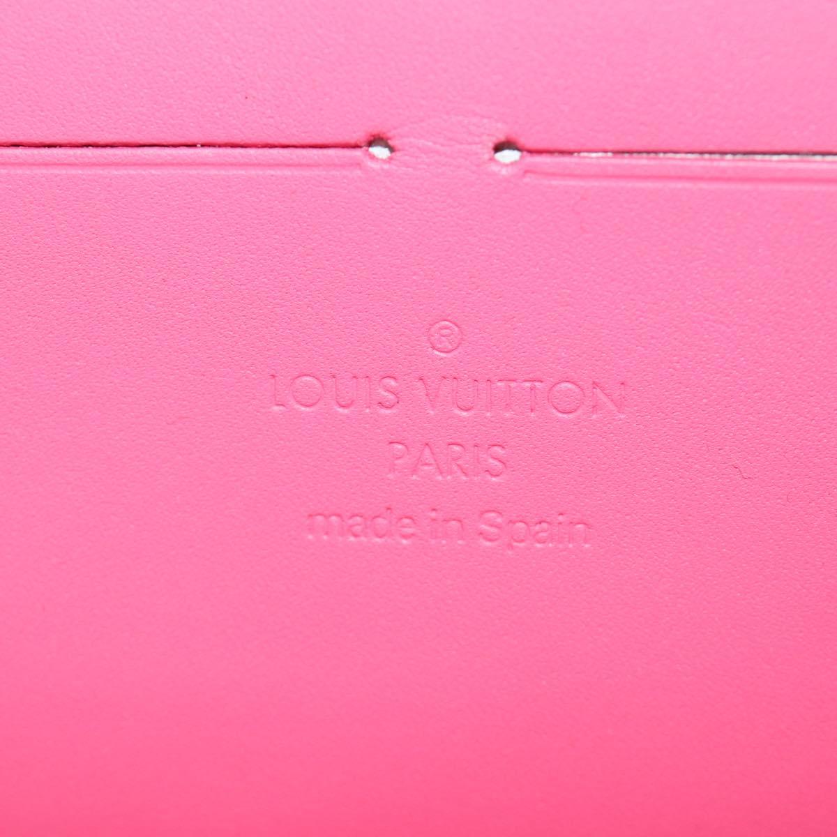 LOUIS VUITTON Vernis Zippy Wallet Wallet Fran Boise M9147F LV Auth 184680V