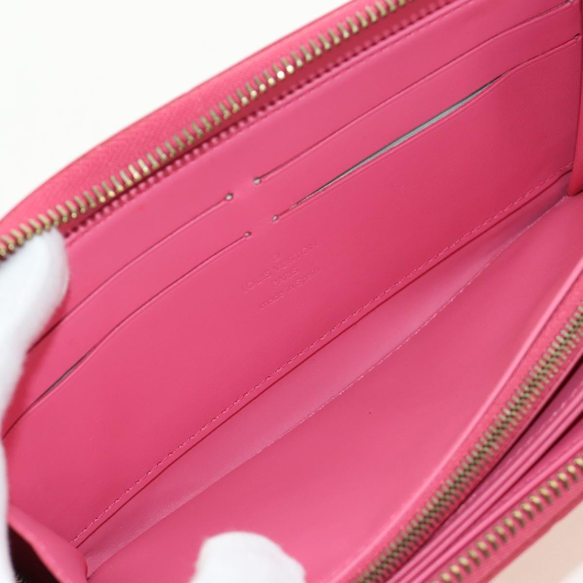LOUIS VUITTON Vernis Zippy Wallet Wallet Fran Boise M9147F LV Auth 184680V