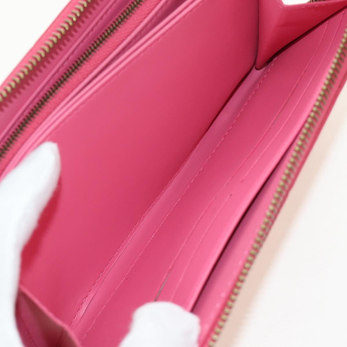 LOUIS VUITTON Vernis Zippy Wallet Wallet Fran Boise M9147F LV Auth 184680V