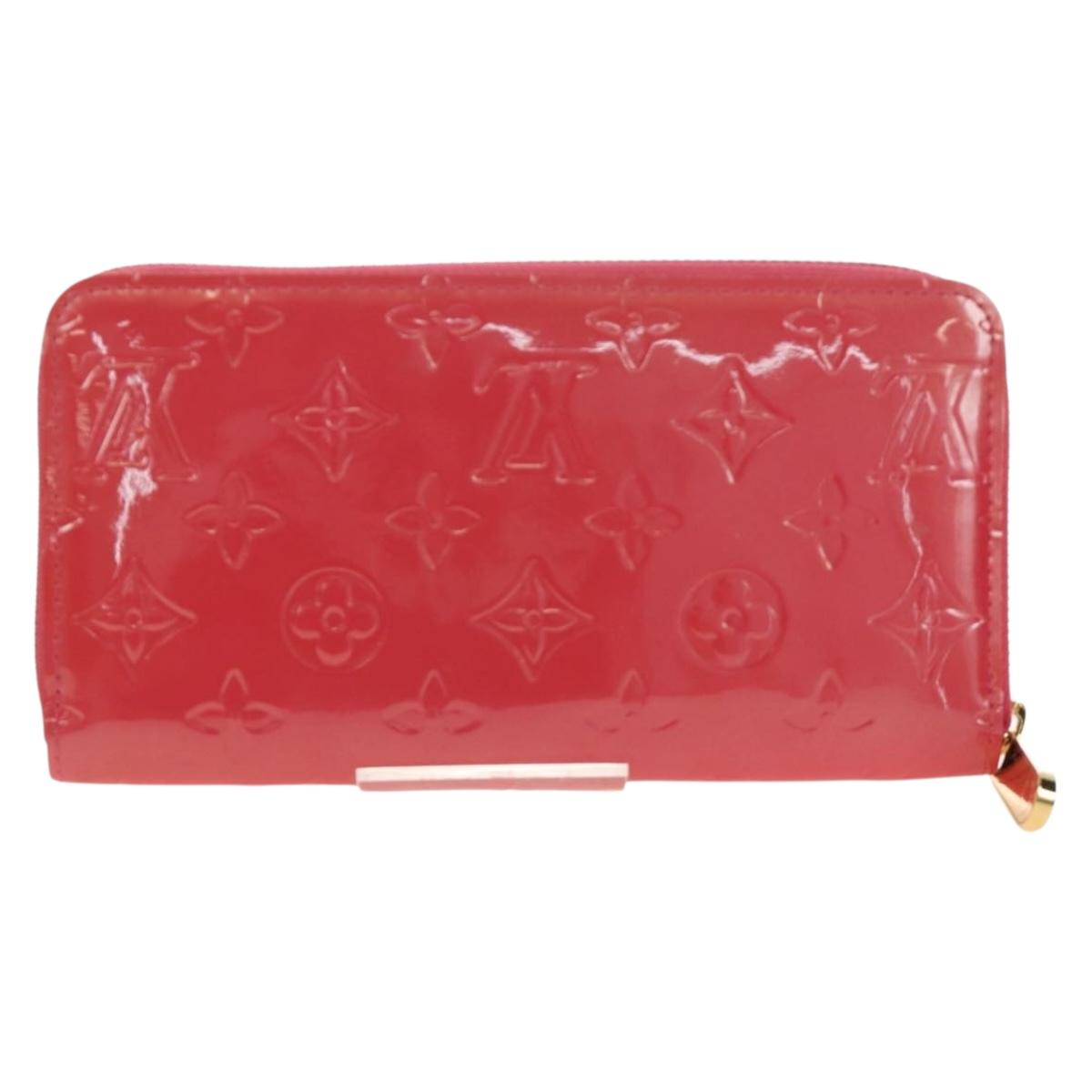LOUIS VUITTON Vernis Zippy Wallet Wallet Fran Boise M9147F LV Auth 184680V