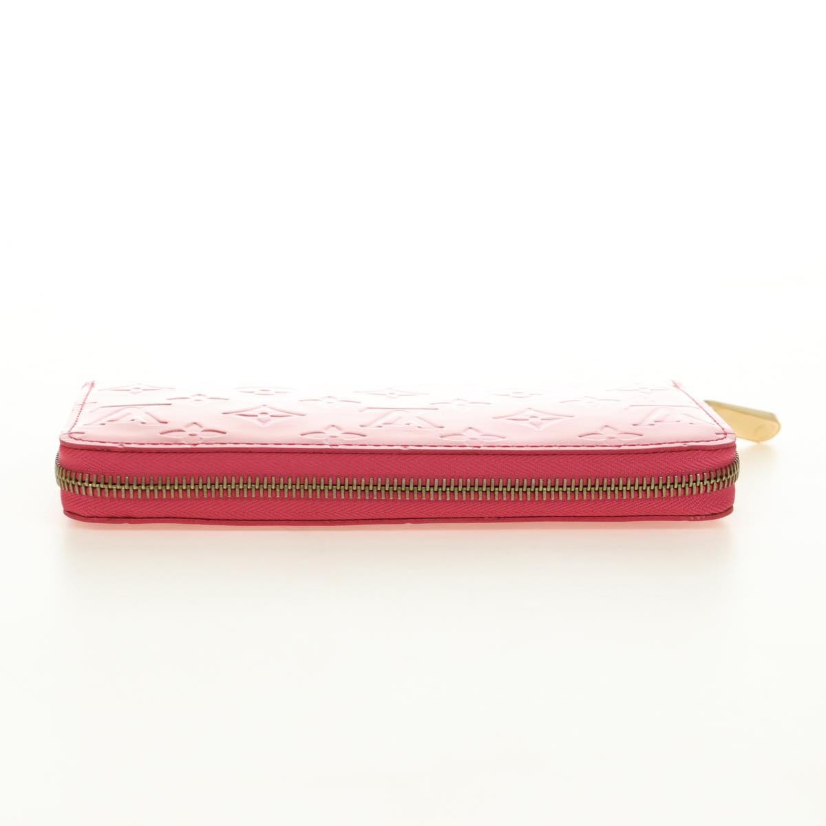 LOUIS VUITTON Vernis Zippy Wallet Wallet Fran Boise M9147F LV Auth 184680V