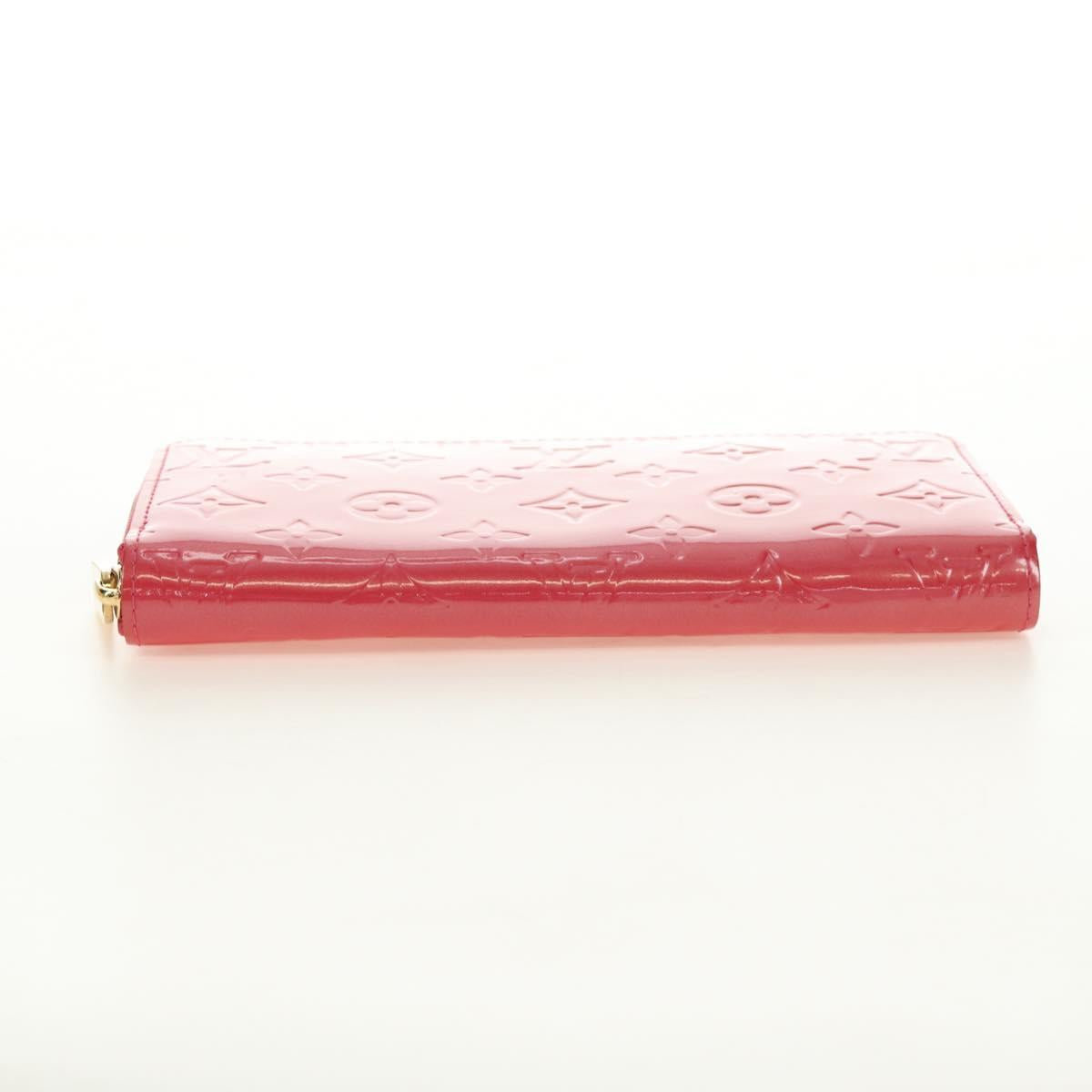 LOUIS VUITTON Vernis Zippy Wallet Wallet Fran Boise M9147F LV Auth 184680V