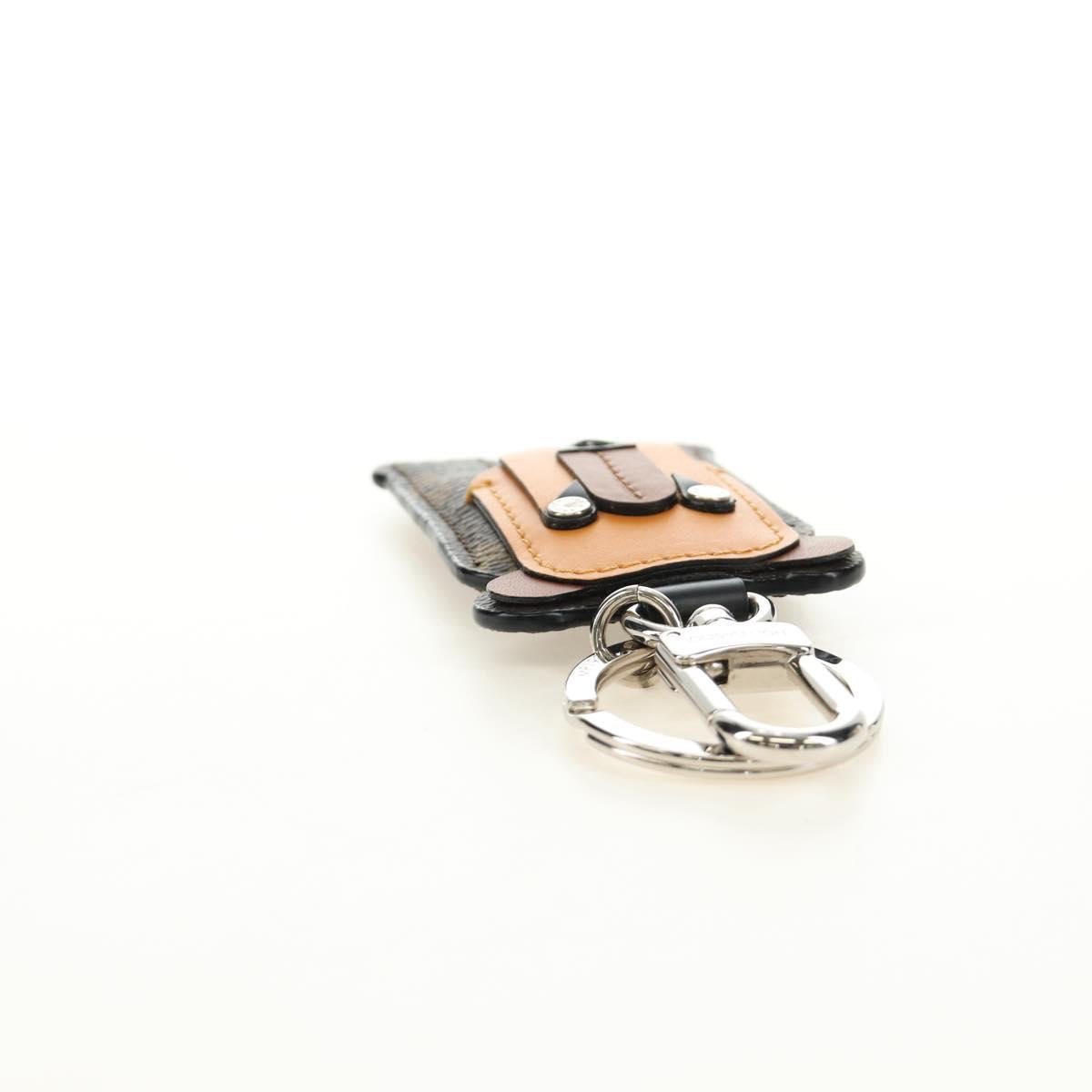 LOUIS VUITTON Monogram Porte Cles Animal Tiger Bag Charm MP1996 LV Auth 184681M