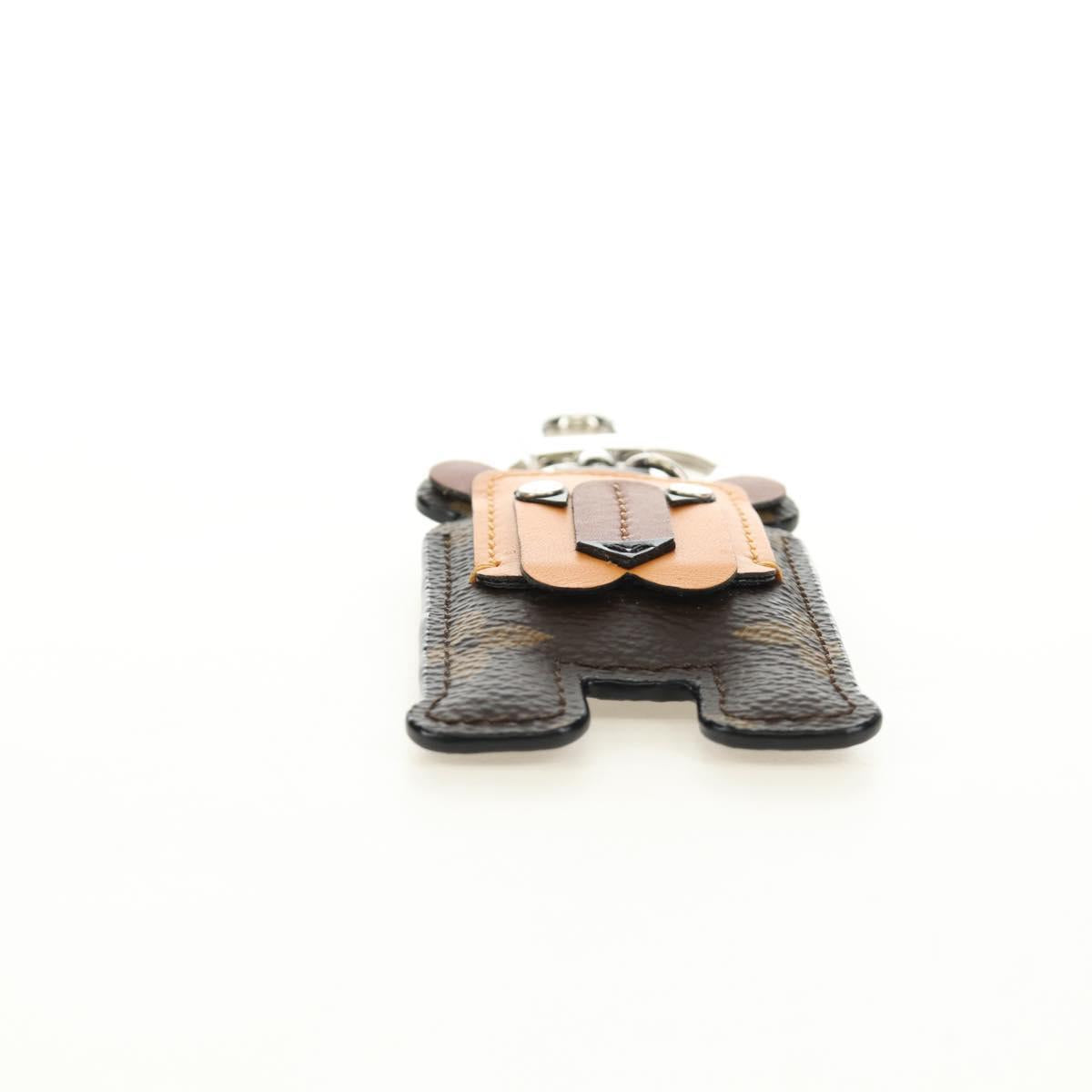 LOUIS VUITTON Monogram Porte Cles Animal Tiger Bag Charm MP1996 LV Auth 184681M