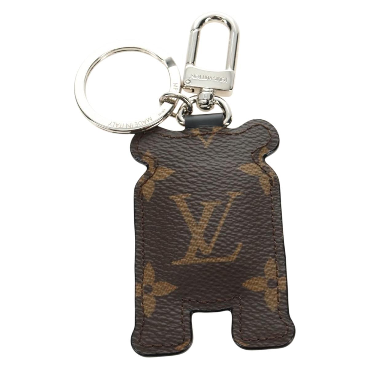LOUIS VUITTON Monogram Porte Cles Animal Tiger Bag Charm MP1996 LV Auth 184681M