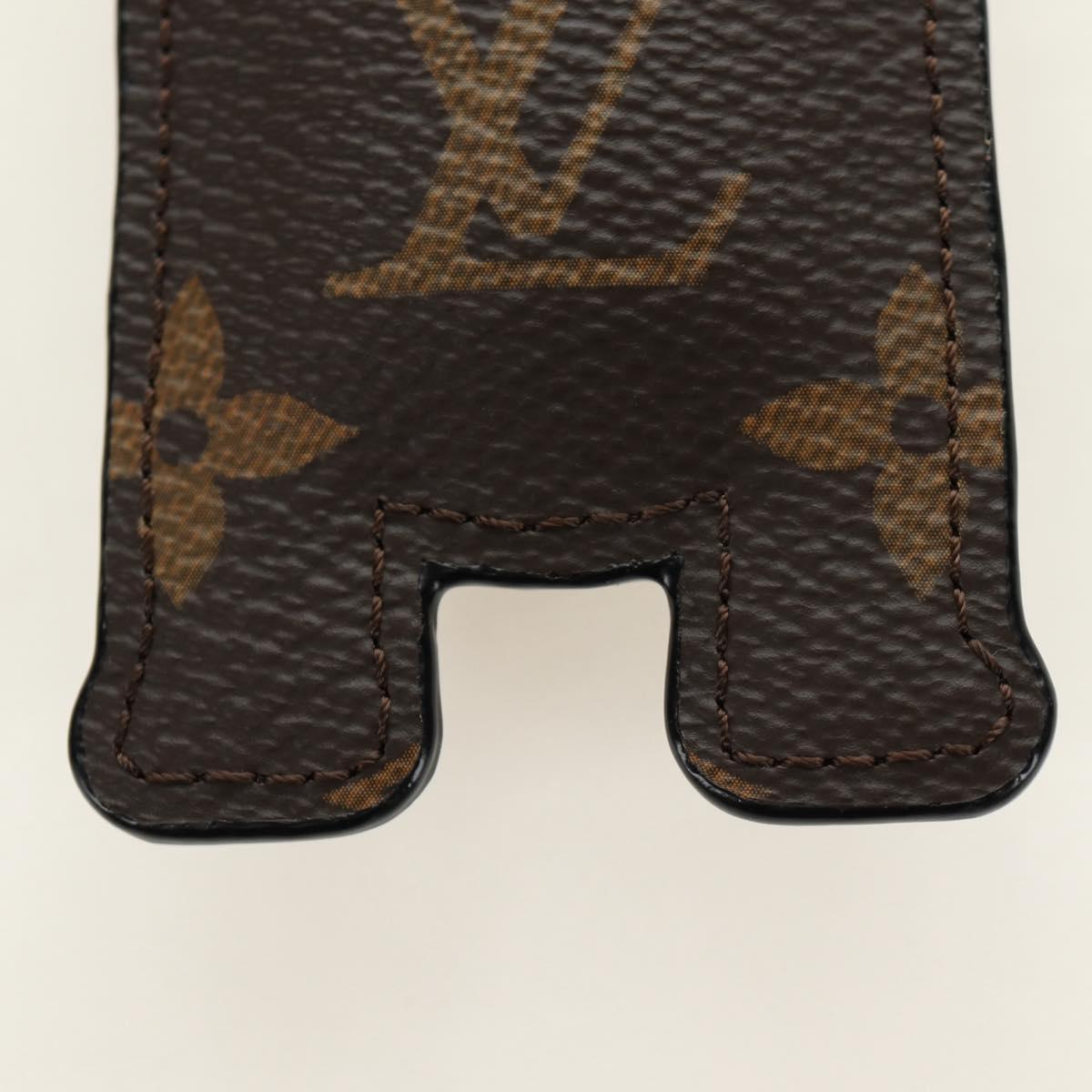 LOUIS VUITTON Monogram Porte Cles Animal Tiger Bag Charm MP1996 LV Auth 184681M