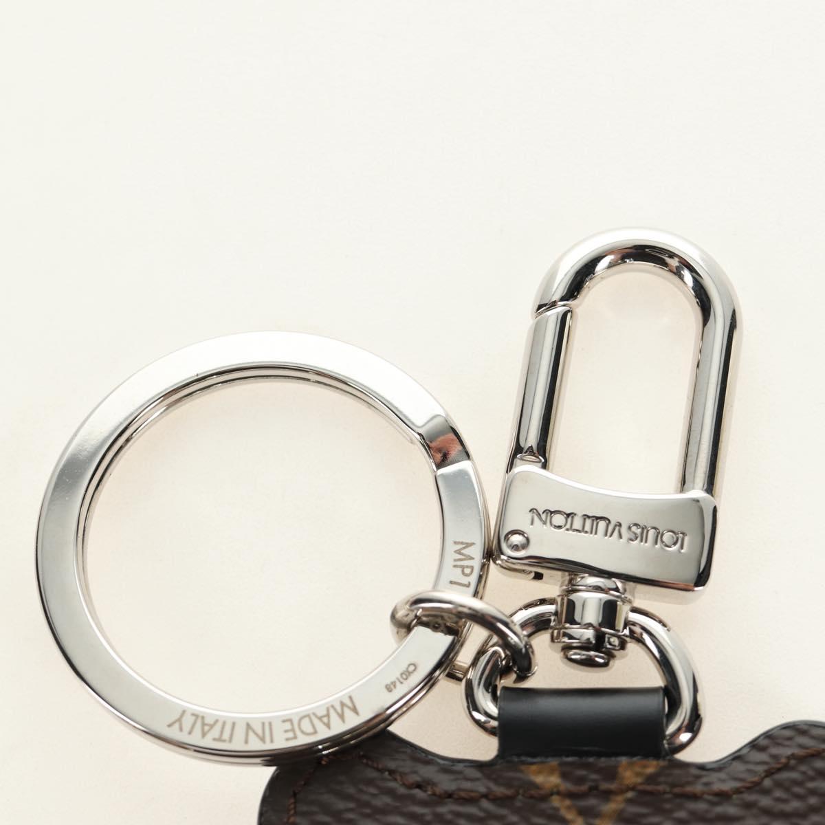 LOUIS VUITTON Monogram Porte Cles Animal Tiger Bag Charm MP1996 LV Auth 184681M