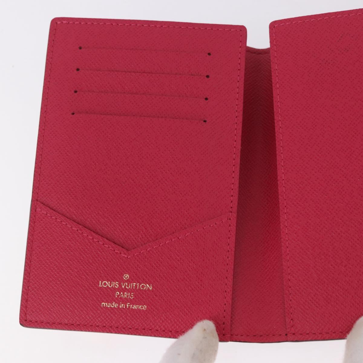 LOUIS VUITTON Monogram Couverture Passpole NM Passport Case LV Auth 184684