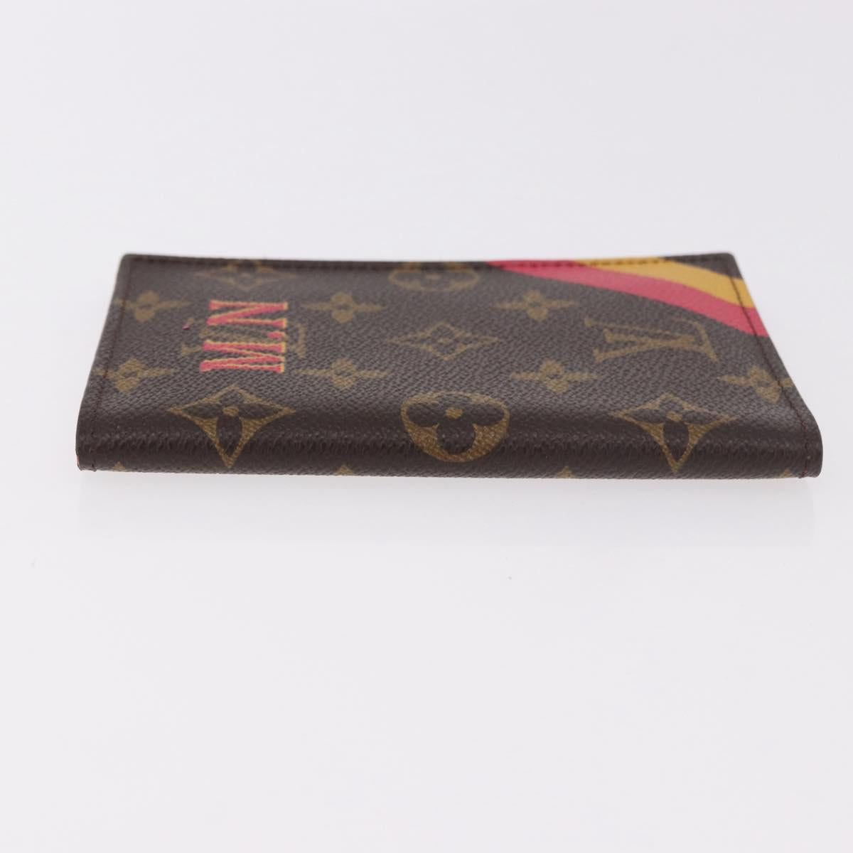 LOUIS VUITTON Monogram Couverture Passpole NM Passport Case LV Auth 184684