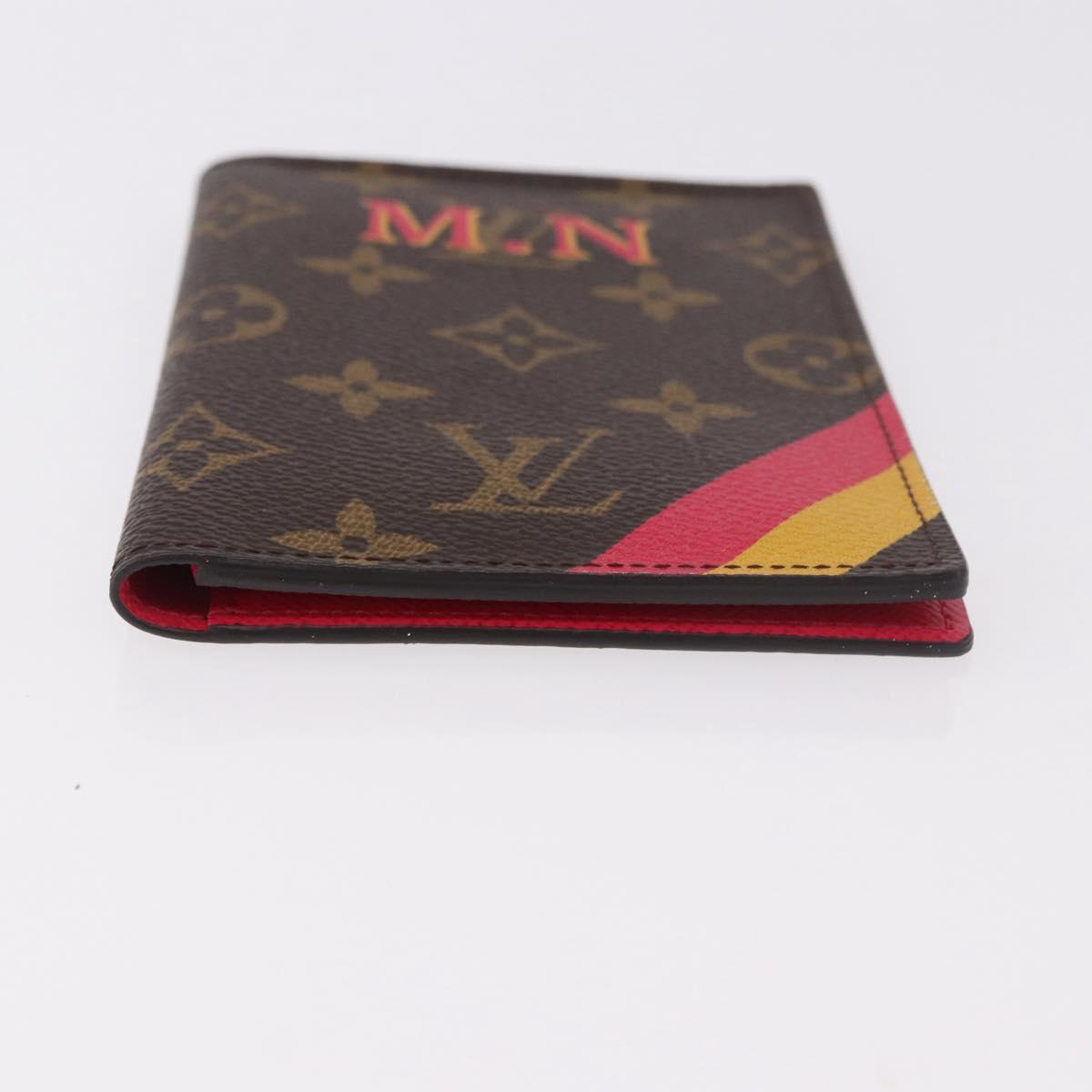 LOUIS VUITTON Monogram Couverture Passpole NM Passport Case LV Auth 184684
