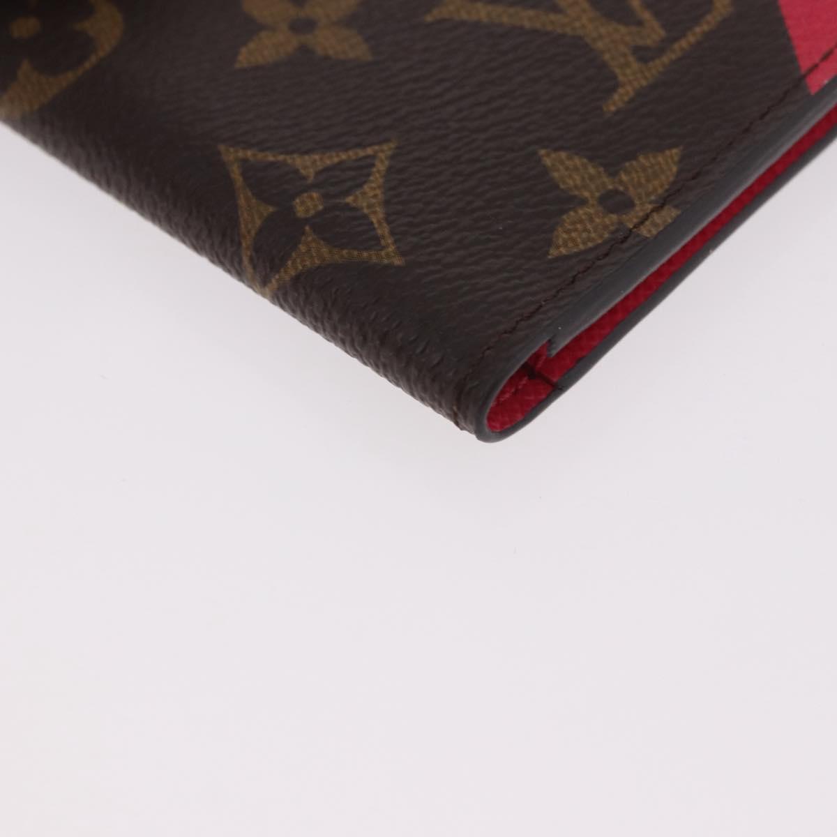LOUIS VUITTON Monogram Couverture Passpole NM Passport Case LV Auth 184684