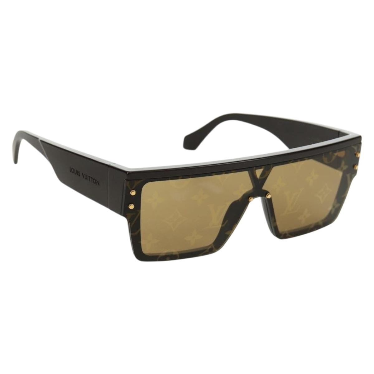 LOUIS VUITTON Sunglasses plastic Black Z1671E LV Auth 184690M