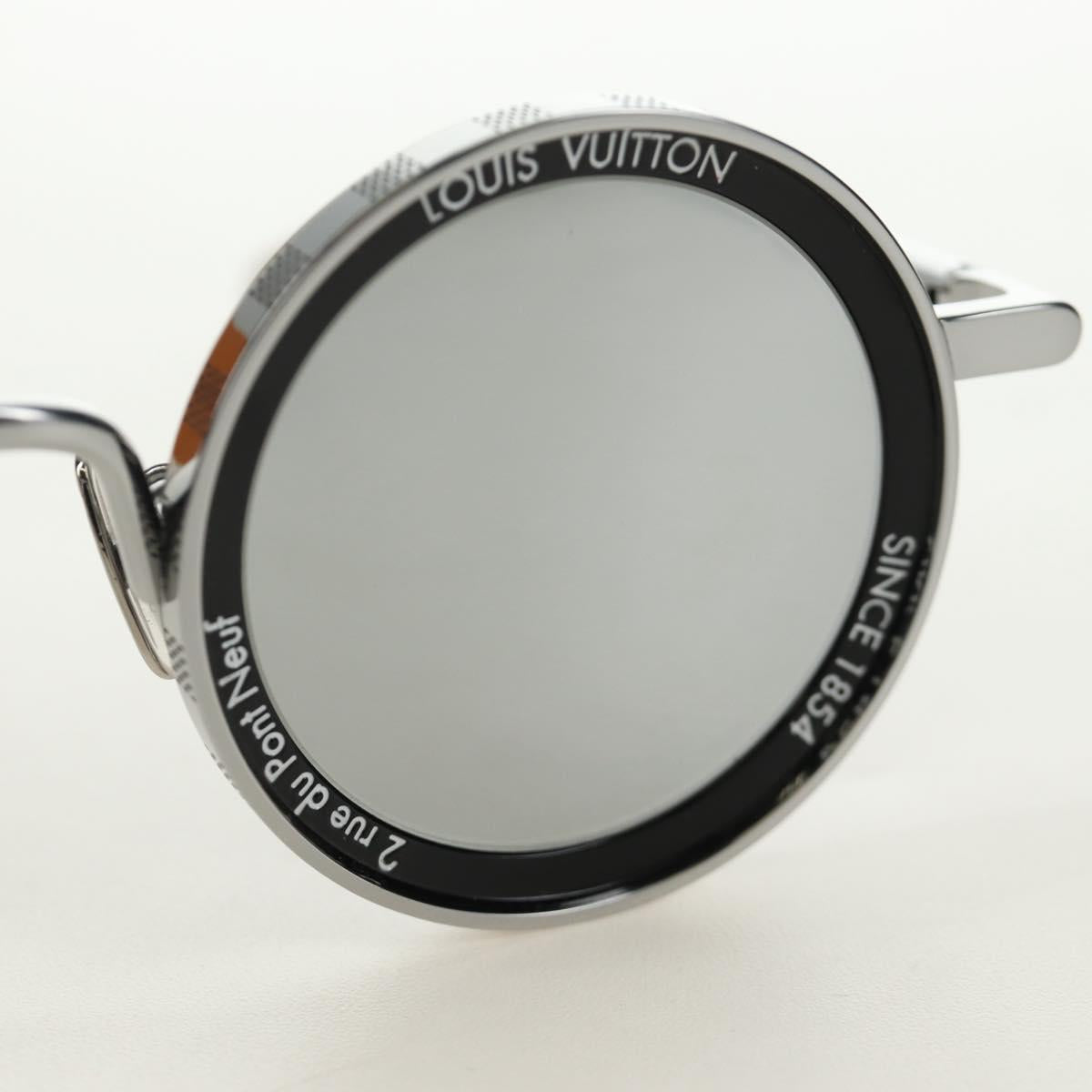 LOUIS VUITTON Supervision Metal Round Sunglasses metal Z2223U LV Auth 184695SAM