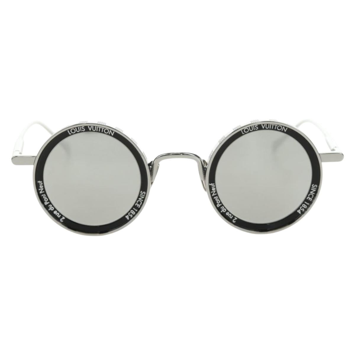 LOUIS VUITTON Supervision Metal Round Sunglasses metal Z2223U LV Auth 184695SAM