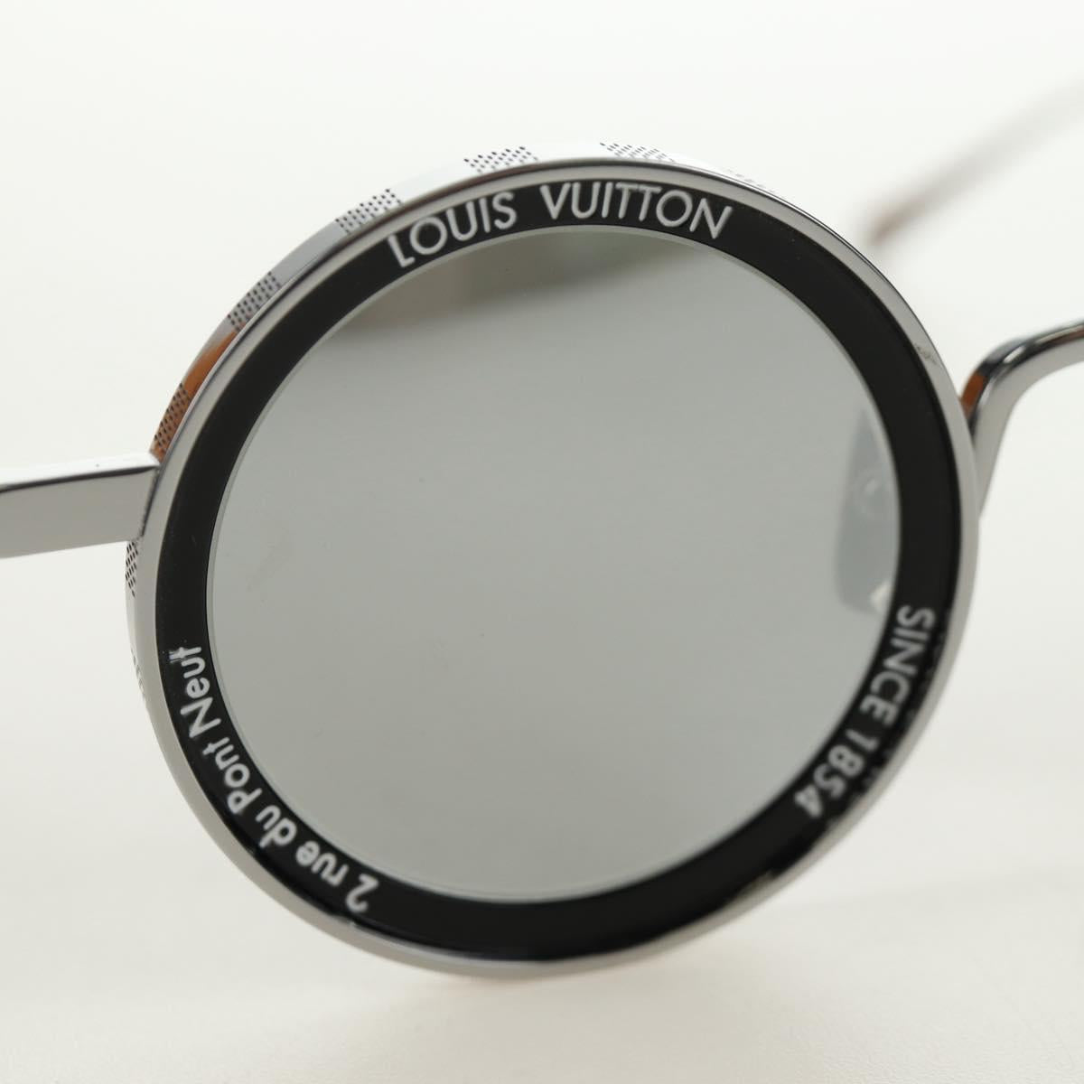 LOUIS VUITTON Supervision Metal Round Sunglasses metal Z2223U LV Auth 184695SAM