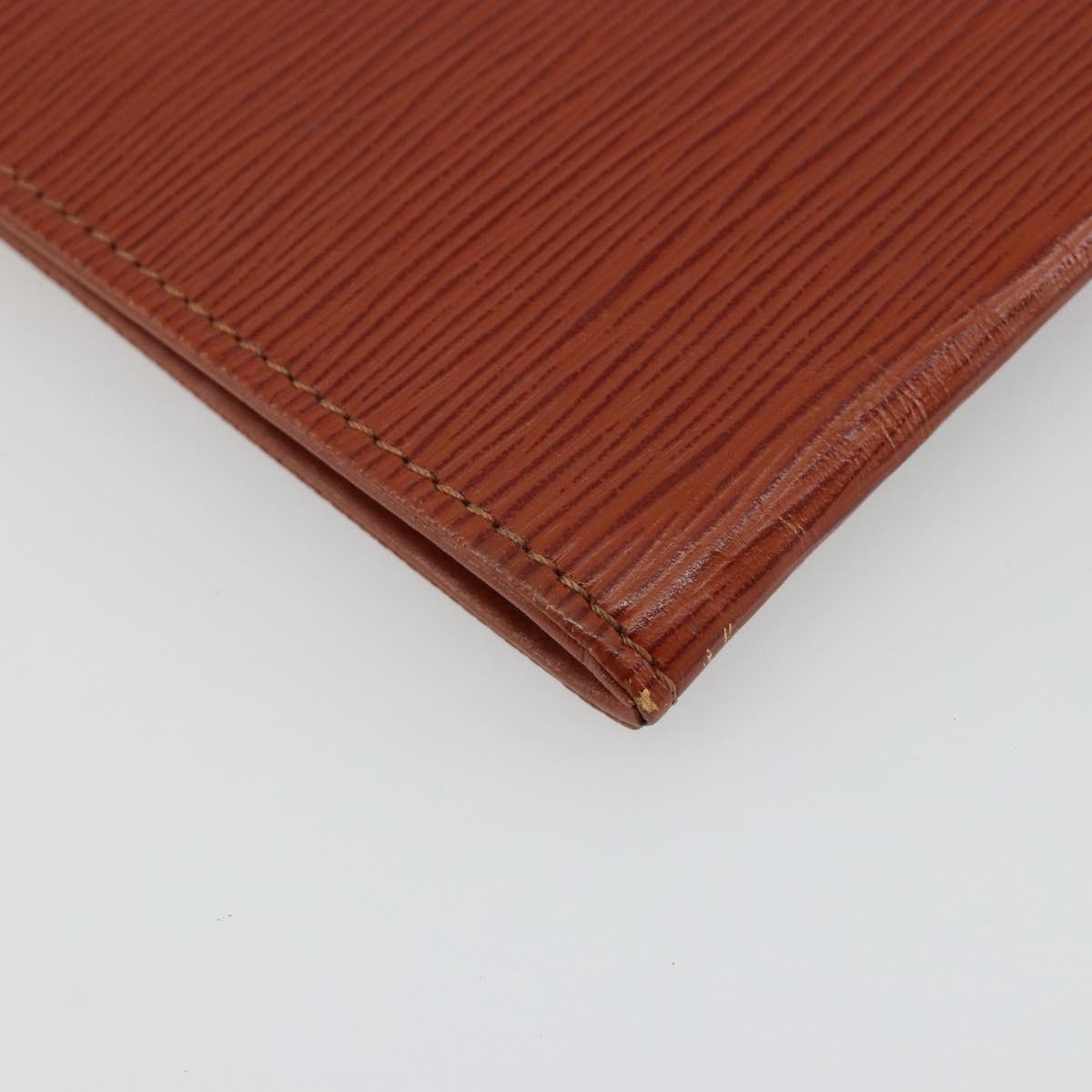 LOUIS VUITTON Epi Jena Clutch Bag Brown M52723 LV Auth 184698