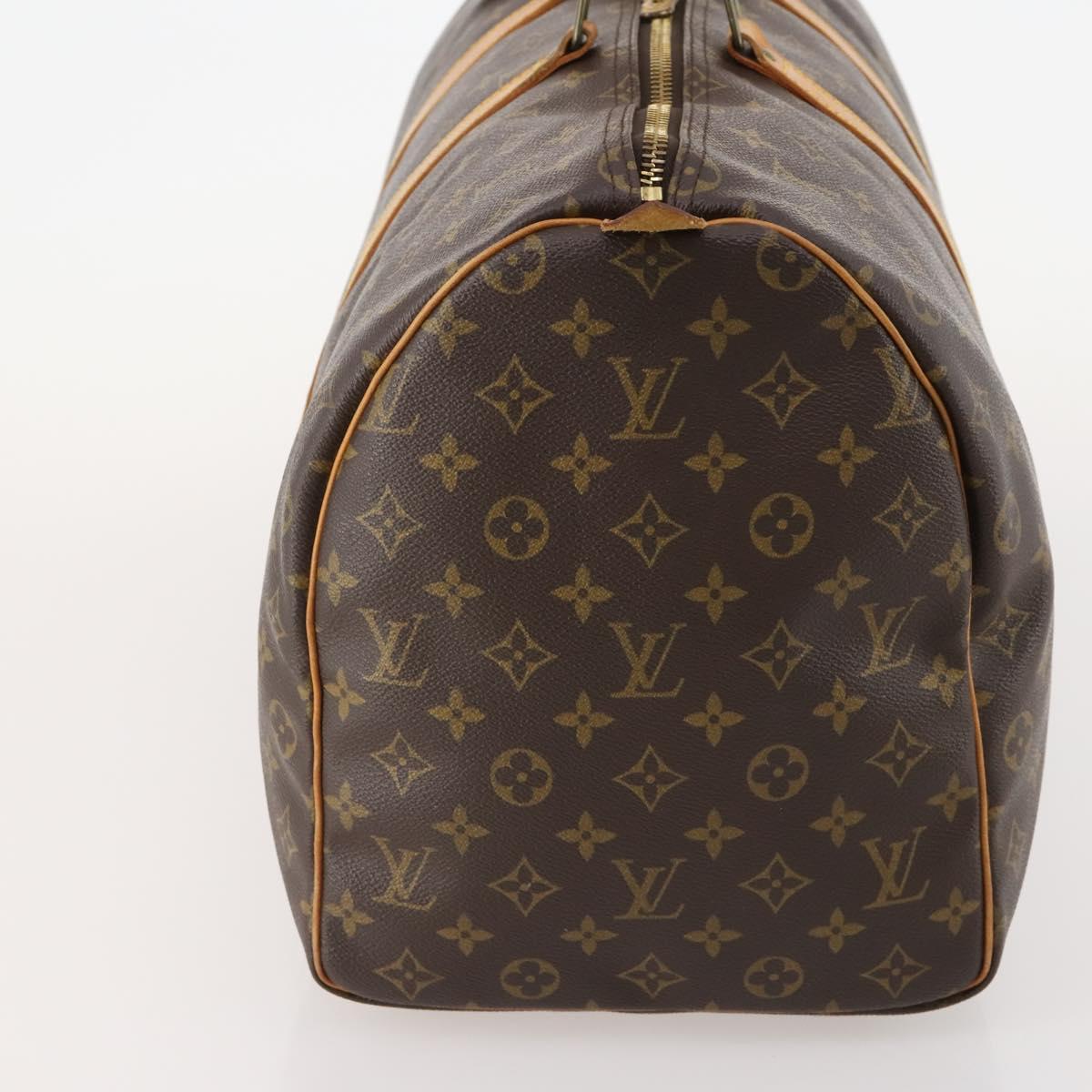 LOUIS VUITTON Monogram Keepall 50 Boston Bag M41426 LV Auth 184701A