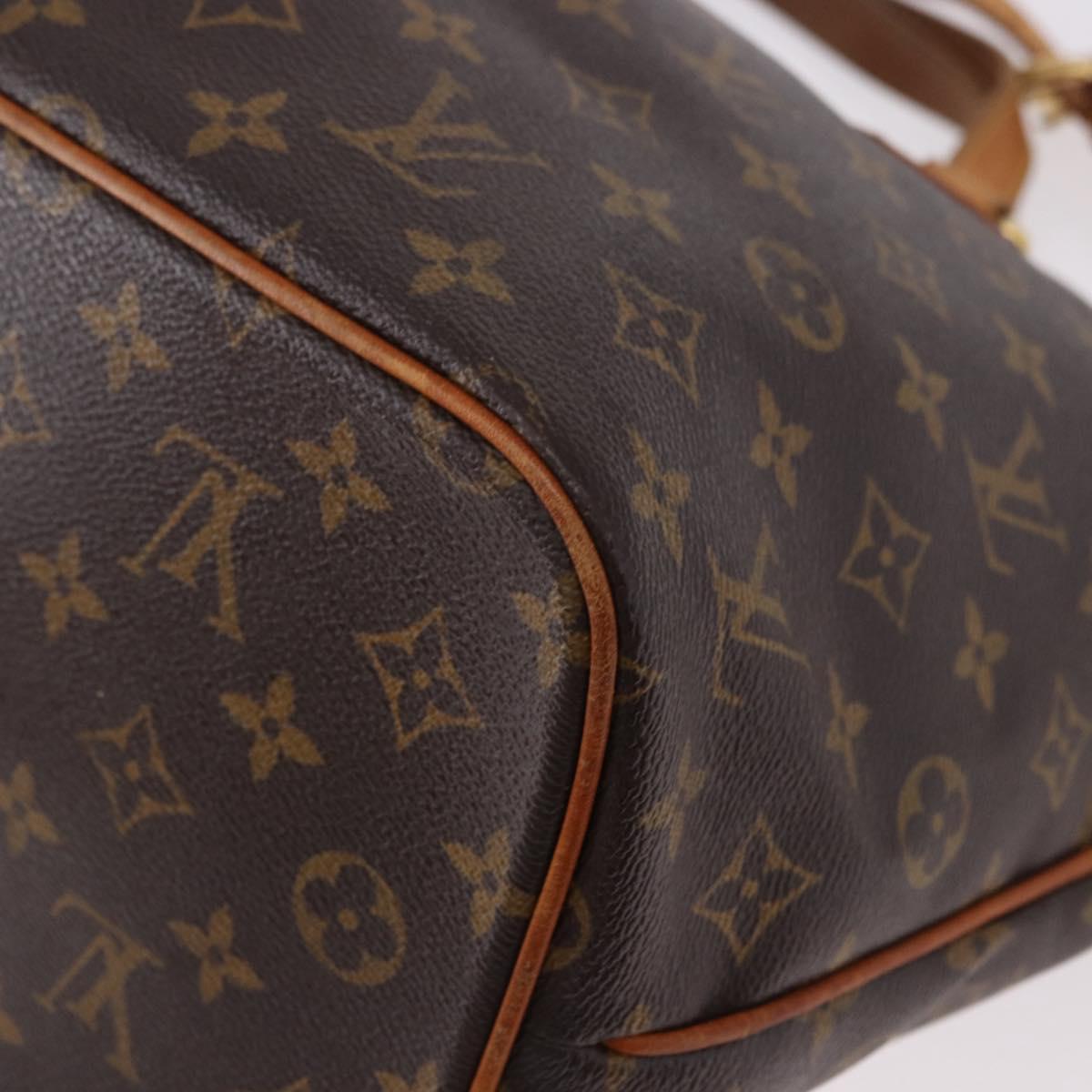 LOUIS VUITTON Monogram Palermo PM Tote Bag M40145 LV Auth 184702