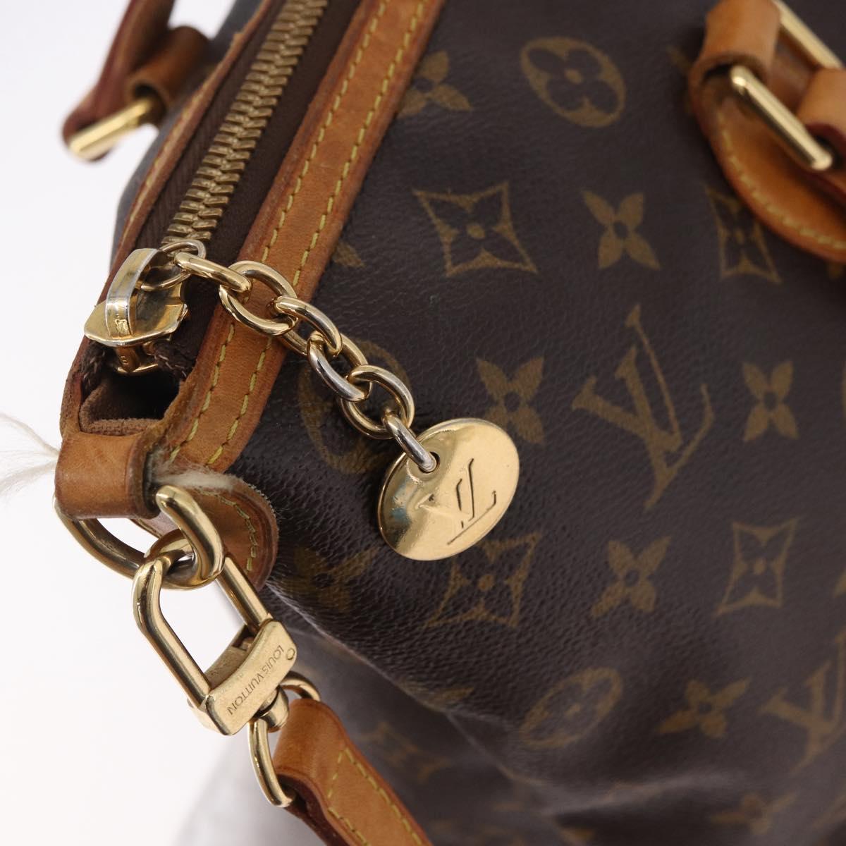 LOUIS VUITTON Monogram Palermo PM Tote Bag M40145 LV Auth 184702