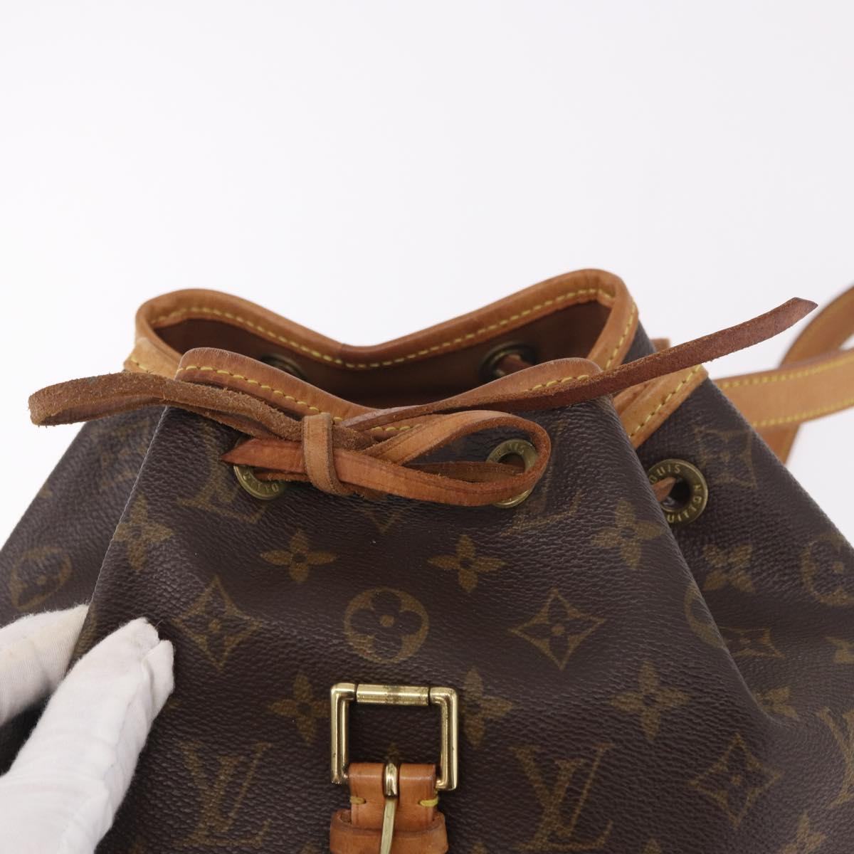 LOUIS VUITTON Monogram Montsouris MM Backpack M51136 LV Auth 184703