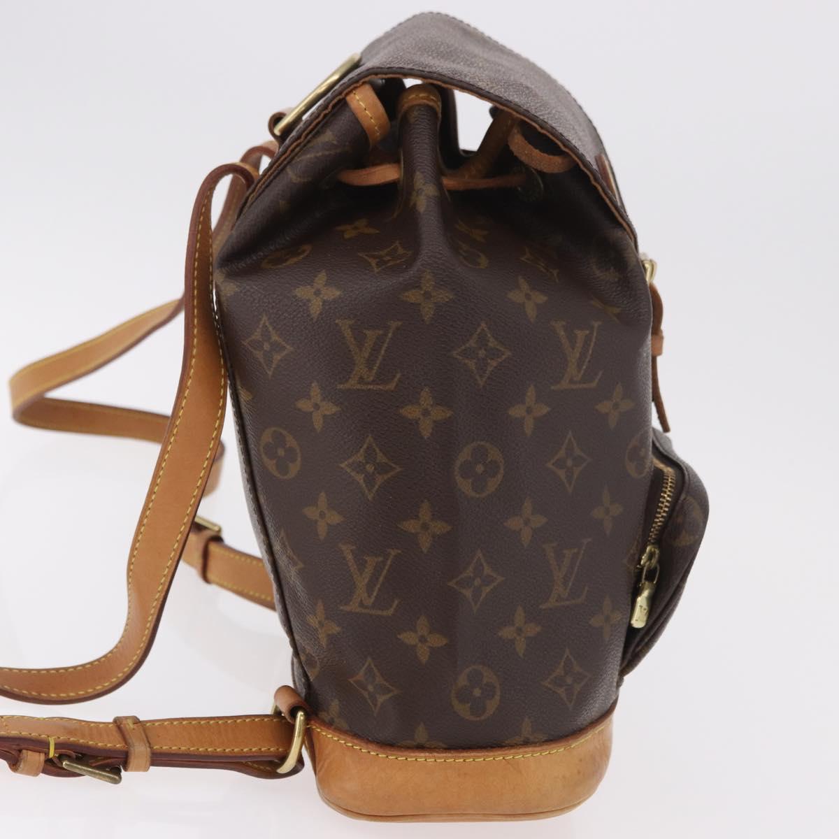 LOUIS VUITTON Monogram Montsouris MM Backpack M51136 LV Auth 184703