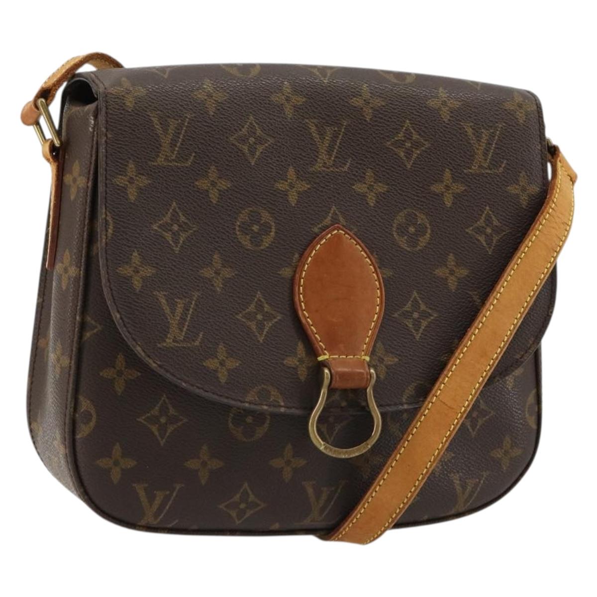 LOUIS VUITTON Monogram Saint Cloud GM Shoulder Bag M51242 LV Auth 184705